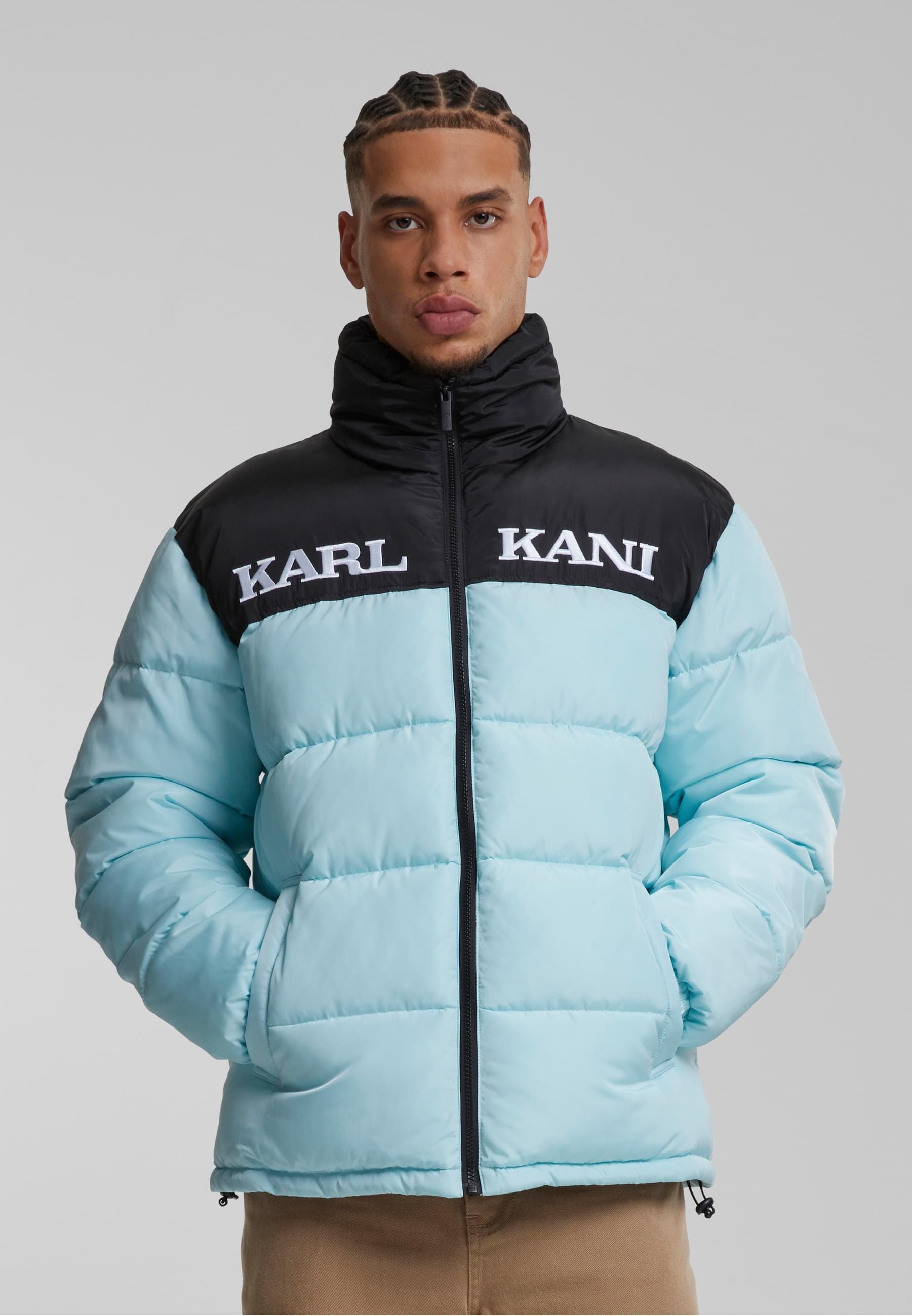 Karl Kani Winterjacke »Karl Kani Karl Kani Retro Essential Puffer Jacket« 1 Stk. tlg. ohne Kapuze