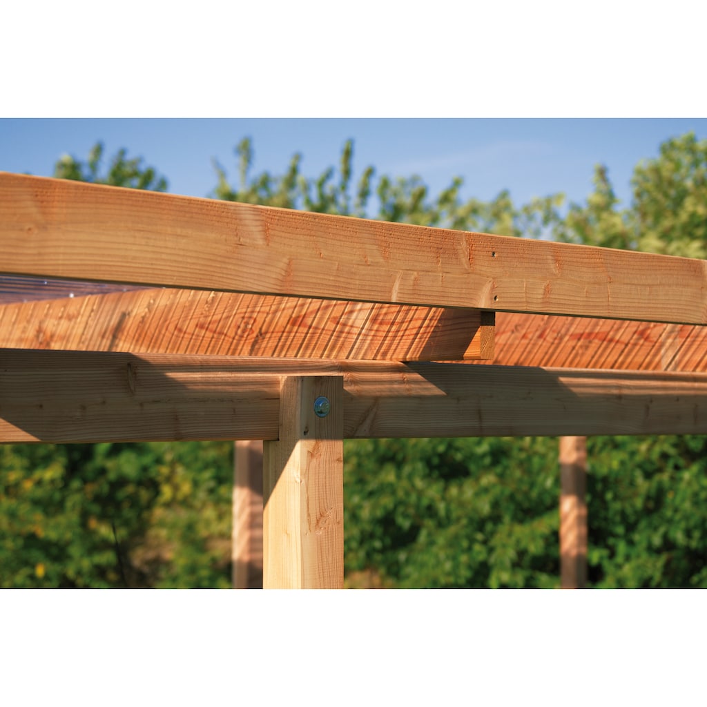 Kiehn-Holz Einzelcarport »Bamberg«, Holz, 259 cm, natur