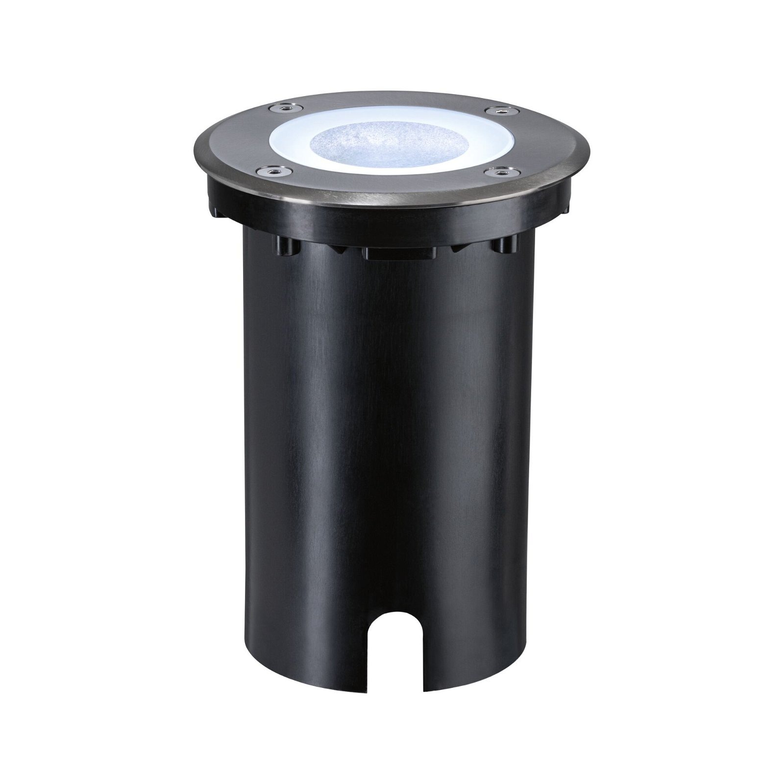 Paulmann LED Einbauleuchte »Floor IP67 rund 110mm RGBW+ 4,9W 300lm 230V Eisen gebürstet Aluminium«, 1 flammig, Smart Home Zigbee 3.0 Bodeneinbauleuchte