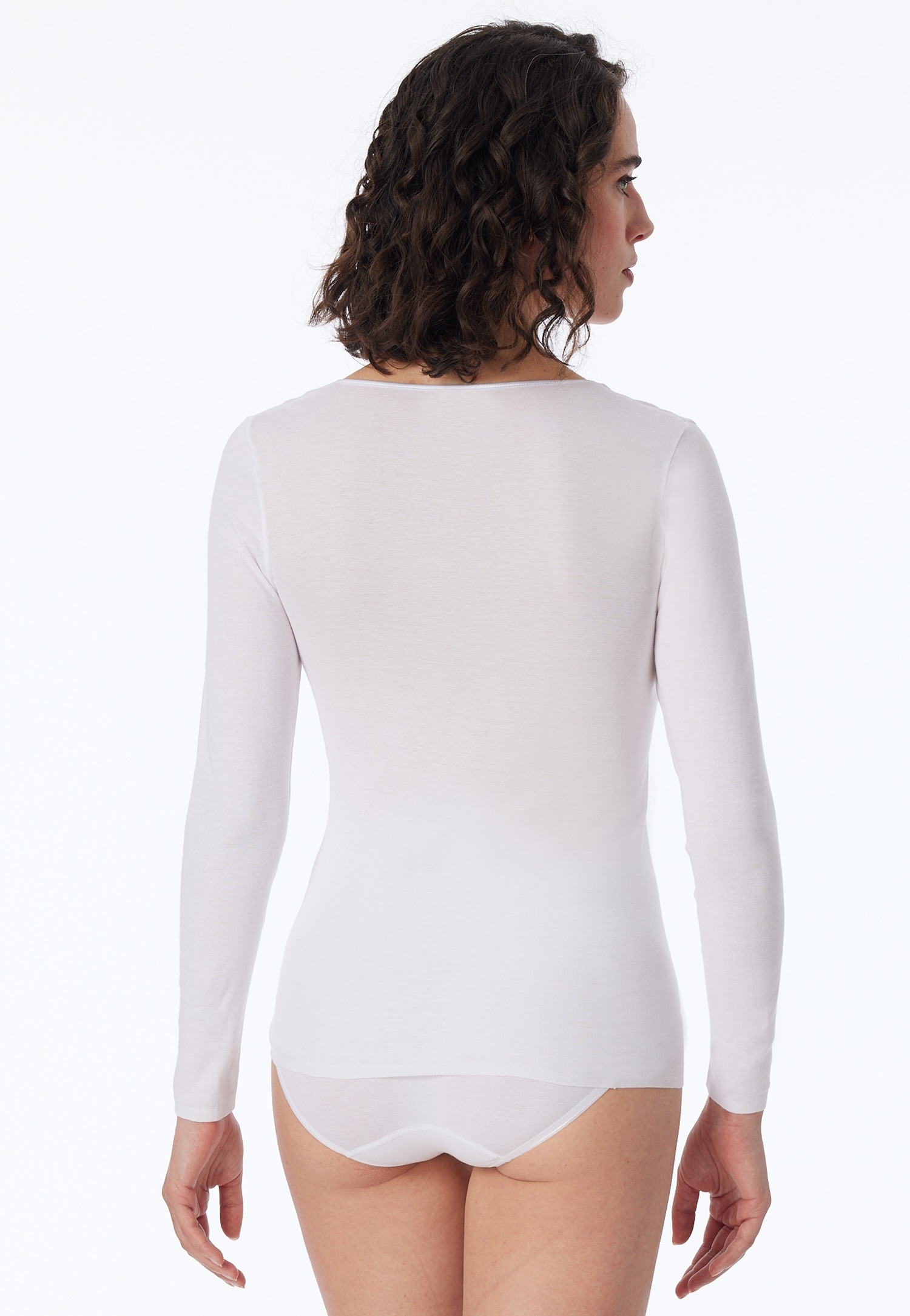 Schiesser T-Shirt »"Luxury"«, runder, dezent schimmernder Halsausschnitt