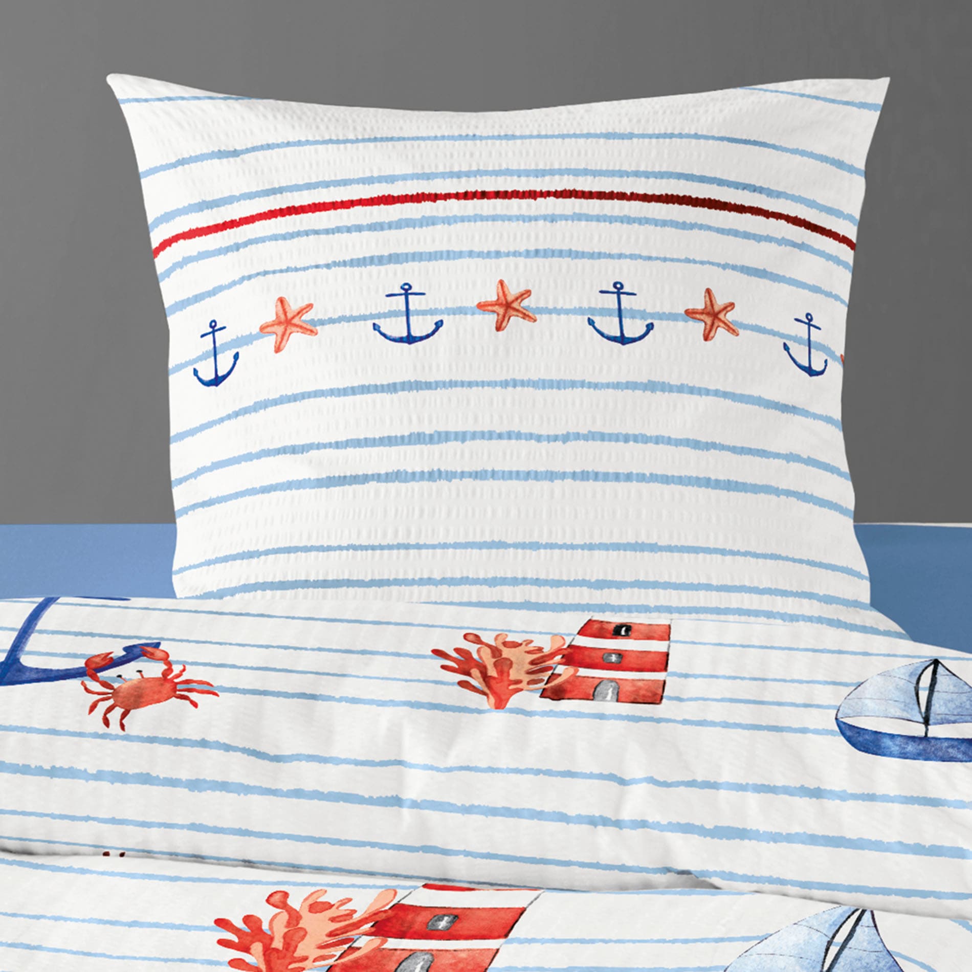 BIERBAUM Bettwäsche »Sea Breeze«, mit maritimen Motiven