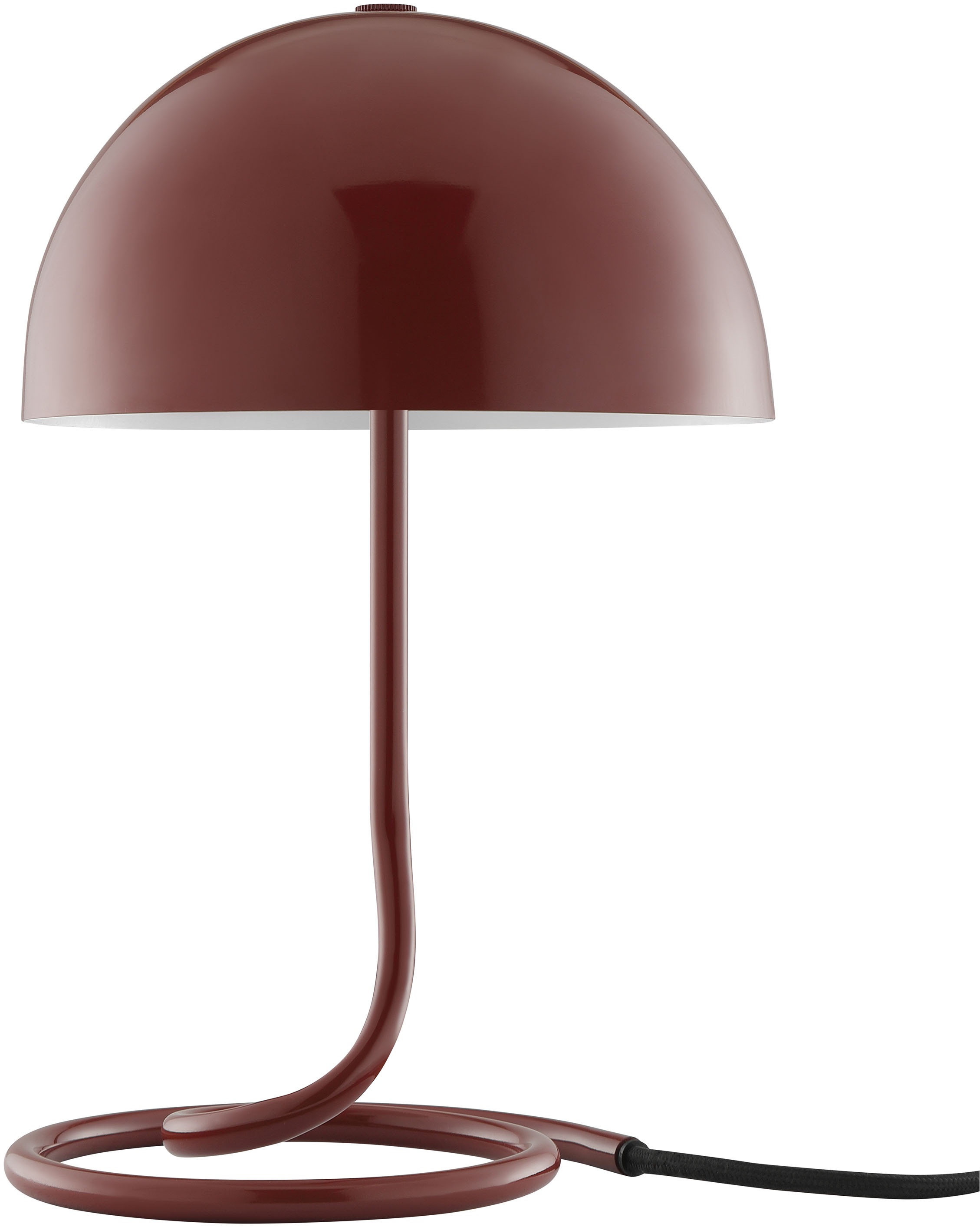 OTTO home Tischleuchte »Charlett«, Leuchtmittel G9 | ohne Leuchtmittel, Ø 20 cm, Höhe 31 cm, Metall, mit Spiralfuß