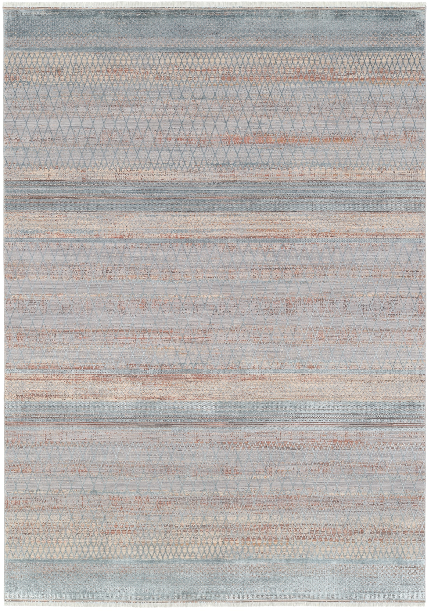 OCI DIE TEPPICHMARKE Teppich »FARBEN MASTER«, rechteckig, 8 mm Höhe, Klassisches Muster, eingefasst, in 3-D-Optik