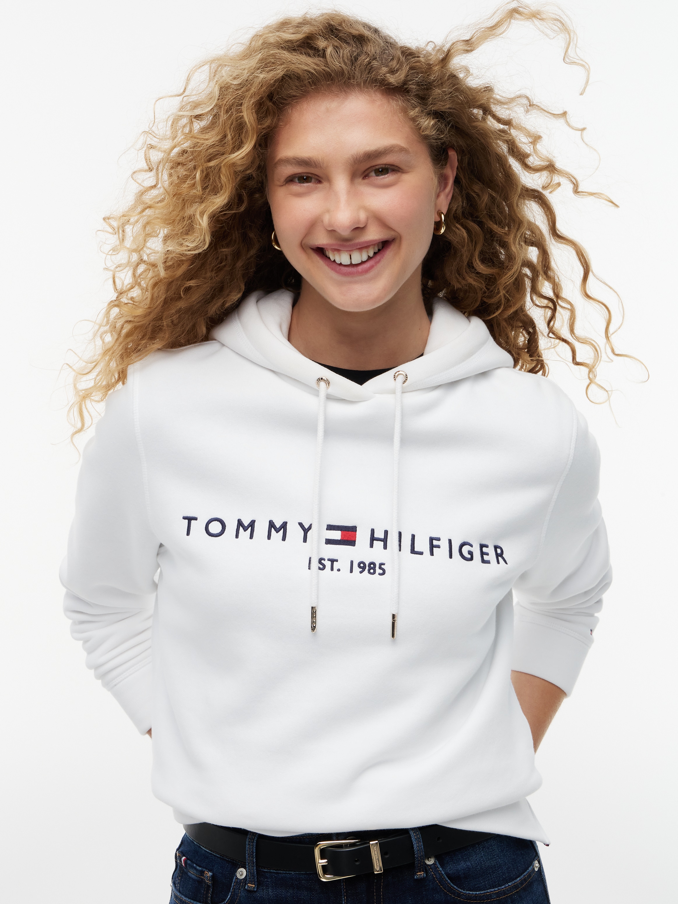 Tommy Hilfiger Kapuzensweatshirt , mit Tommy Hilfiger Logostickerei
