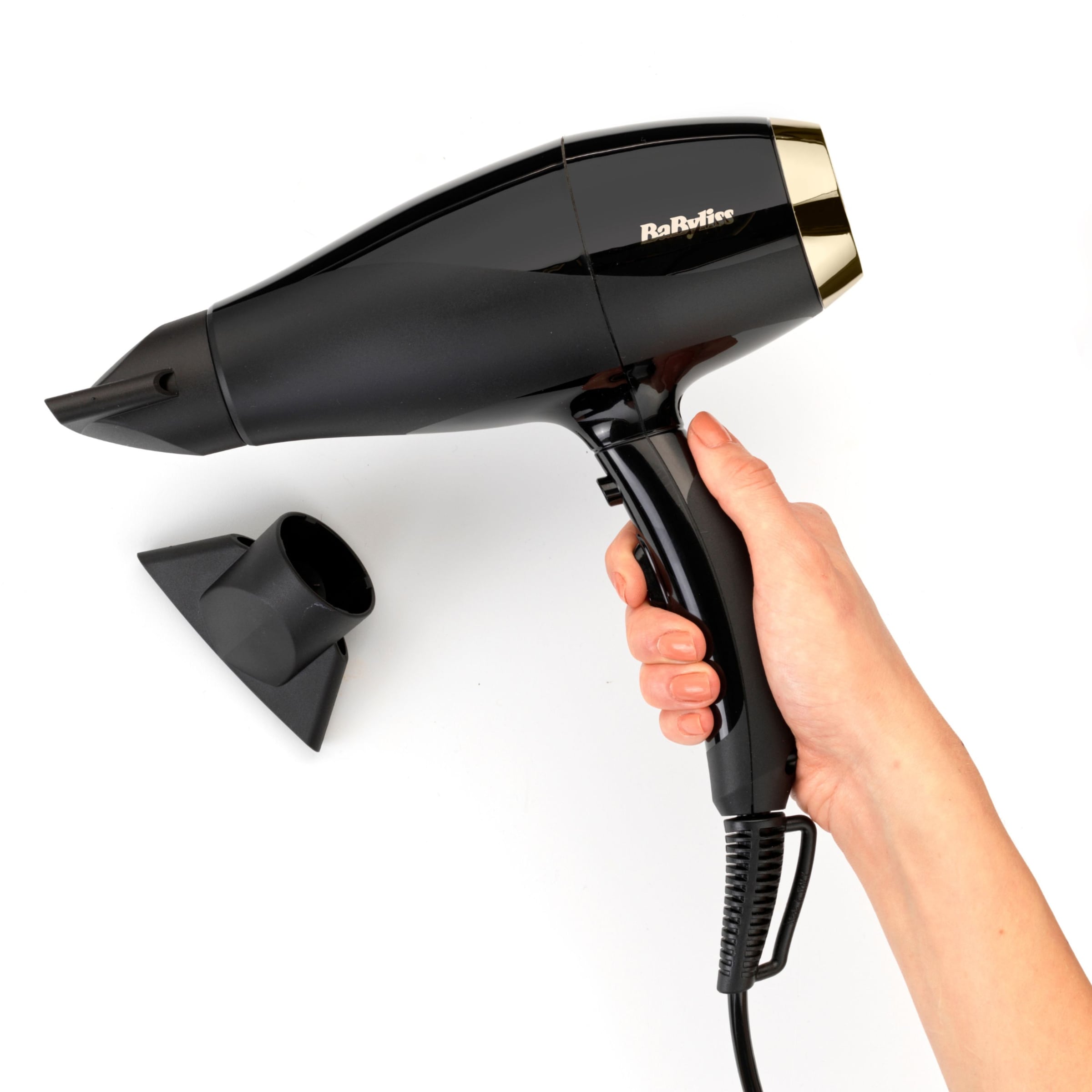 BaByliss Ionic-Haartrockner »6714E Super Pro 2300 Profi-Haartrockner, 6714E« 2.300 W 2 Aufsätze 2300W, Ionen-Technologie, Föhn mit 2 Aufsätzen, Made in Italy