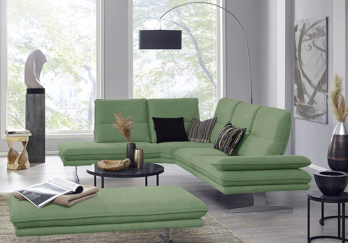 W.SCHILLIG Ecksofa "broadway, Designsofa, mit tollem Sitzkomfort, L-Form", günstig online kaufen