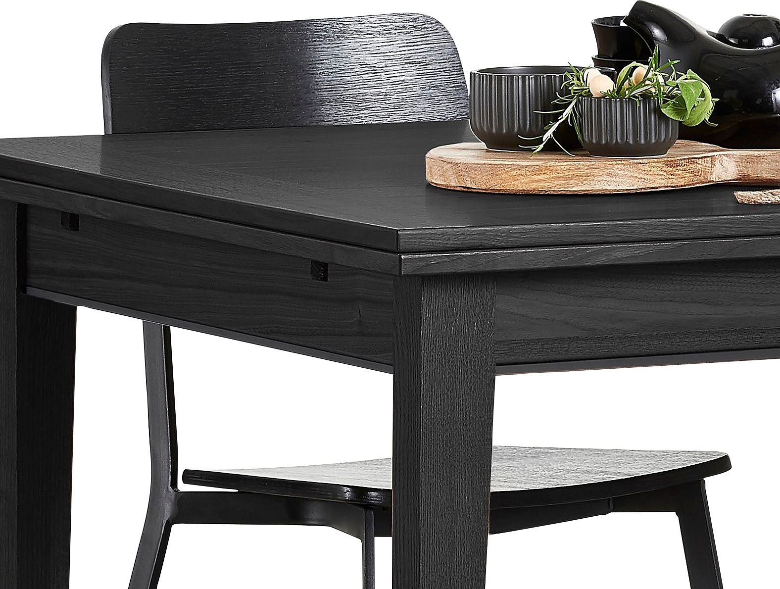 Hammel Furniture Esstisch »Basic Sami, schnell innenliegende Einlegeplatten ausziehbar,«, 180(280)x100 cm, Furnier / Massivholz, stabiler dänische Design Tisch