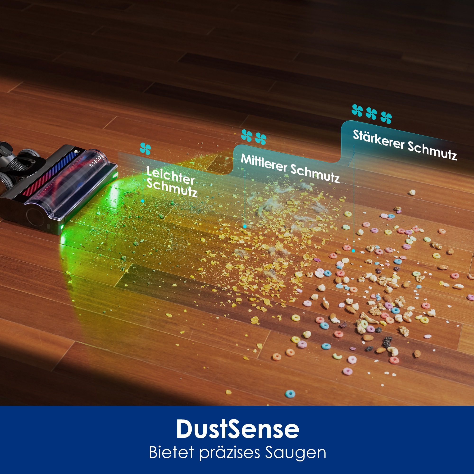 Tineco Akku-Stielstaubsauger »Tineco PURE ONE A90S, Anti-Allergiker Filtersystem, Saugrohr knickbar«