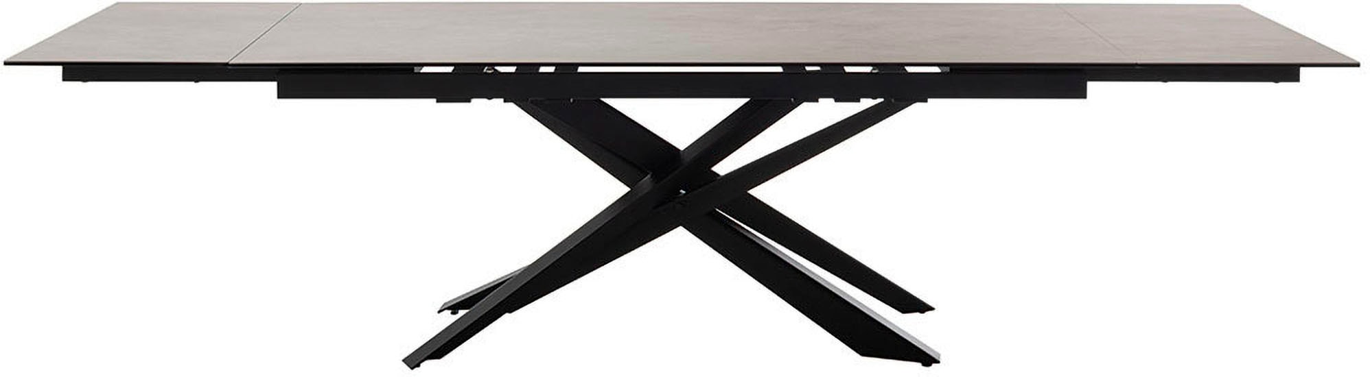 MCA furniture Esstisch »TESERO Auszugtisch 200-300 cm«, (Einzelstück), Keramik,Metall,Marmor-Optik,ausziehbar,belastbar 100kg,10-12 Pers.