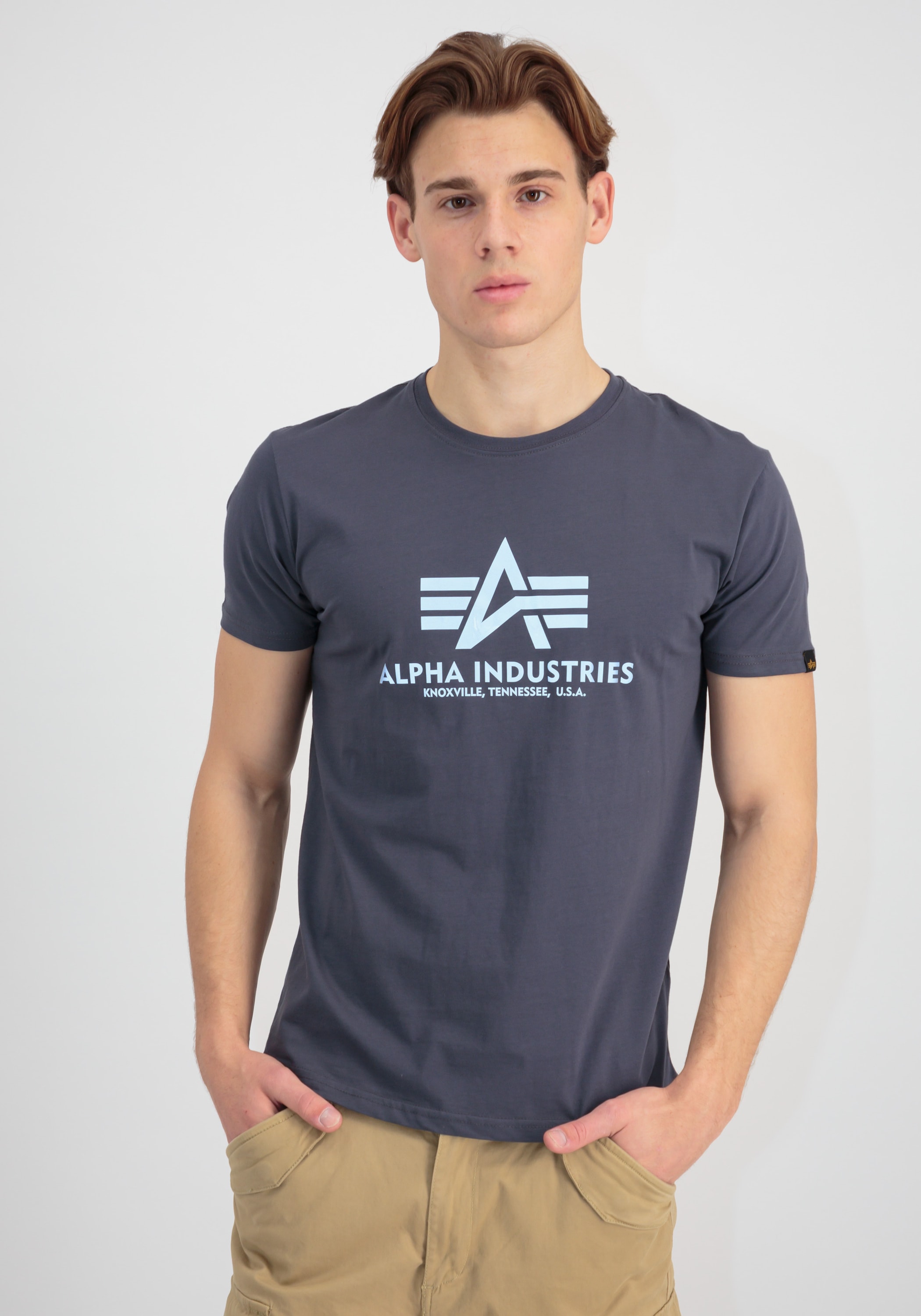 Alpha Industries T-Shirt »Alpha Industries Men - T-Shirts Basic T-Shirt Refl. Print«