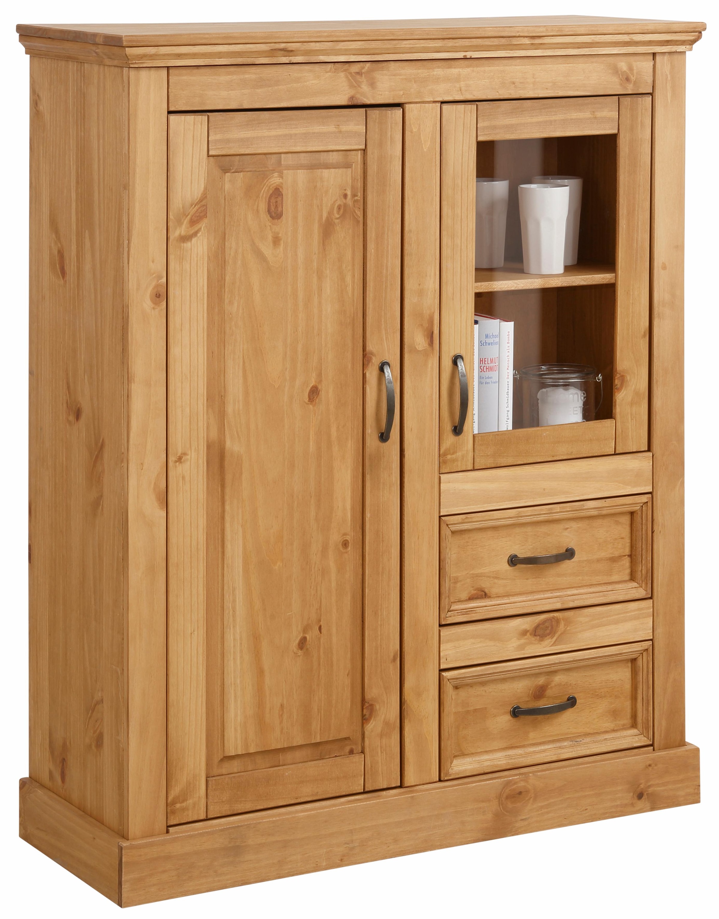 Home affaire Highboard »Selma«, Vitrine, Breite 100 cm