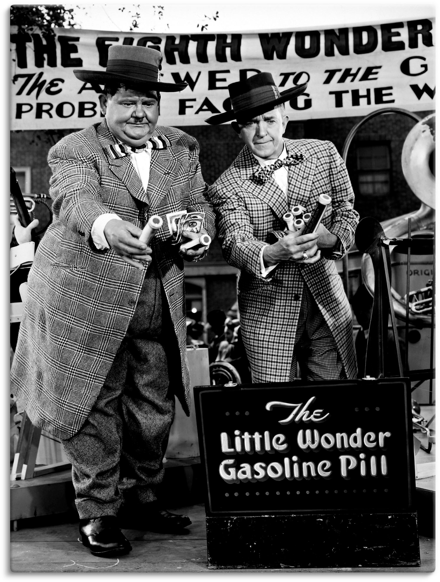 Artland Wandbild »Dick und Doof und die Wunderpille, 1943« Stars 1 Stk. tlg günstig online kaufen