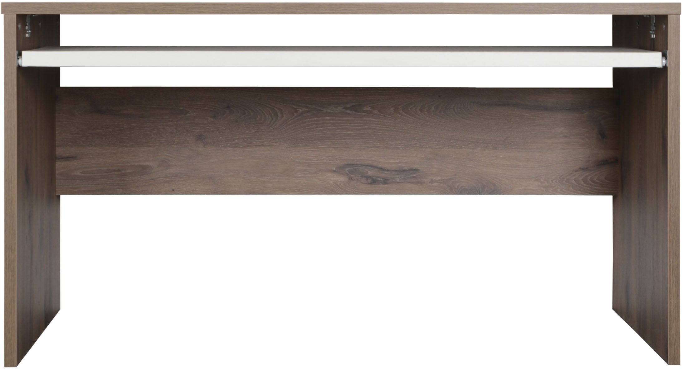 VOGL Möbelfabrik Schreibtisch »Barrie«, 2-farbiger Tablarauszug, Breite 137 cm, Made in Germany