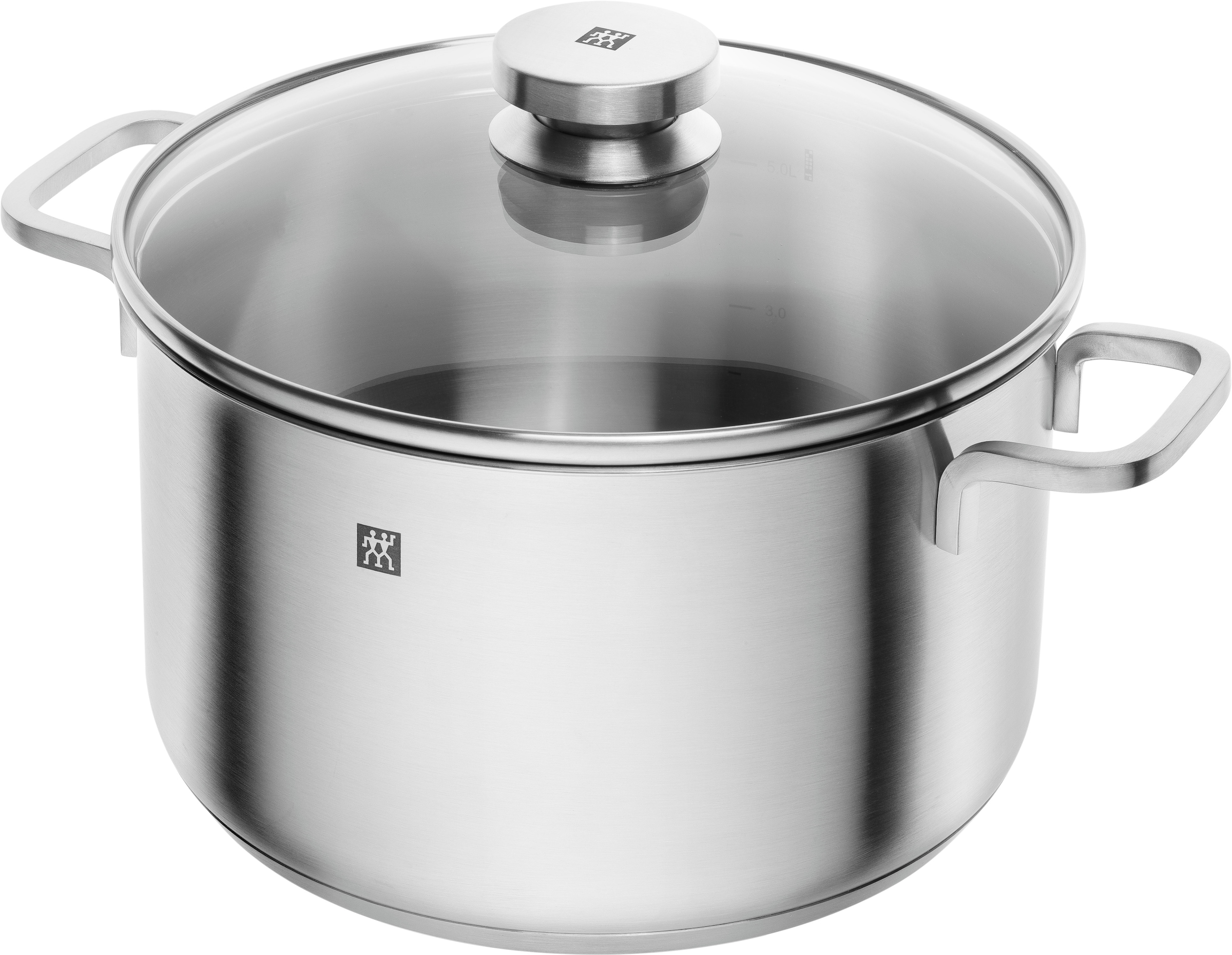 Zwilling Topf-Set »Focus«, Edelstahl 18/10, (Set, 9 tlg., je 1 Kochtopf 16/20/24 cm, Kasserolle 16 cm, Bratentopf 20 cm), Induktion