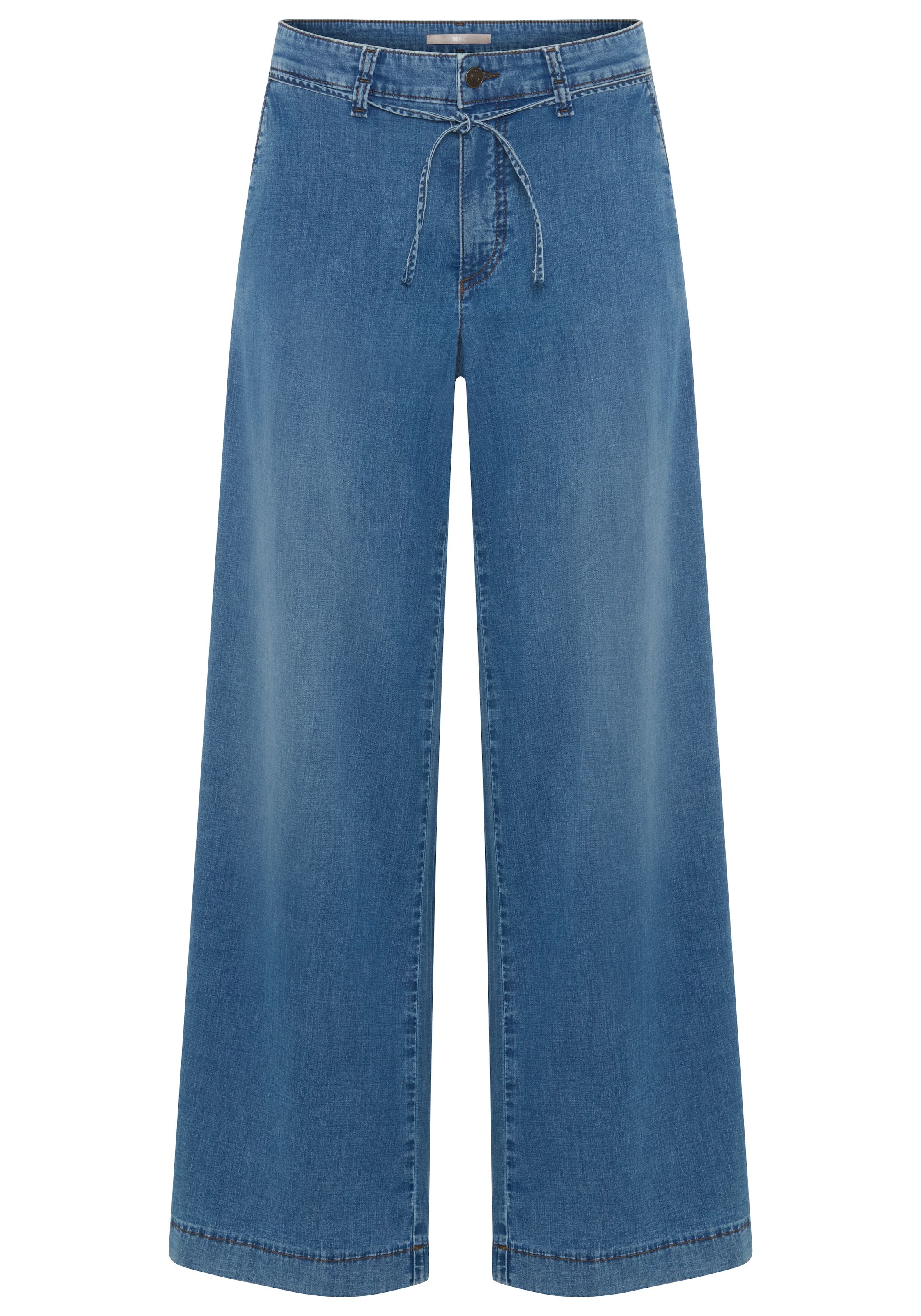 MAC Weite Jeans »WENDY« mit Denim-Binde-Gürtel