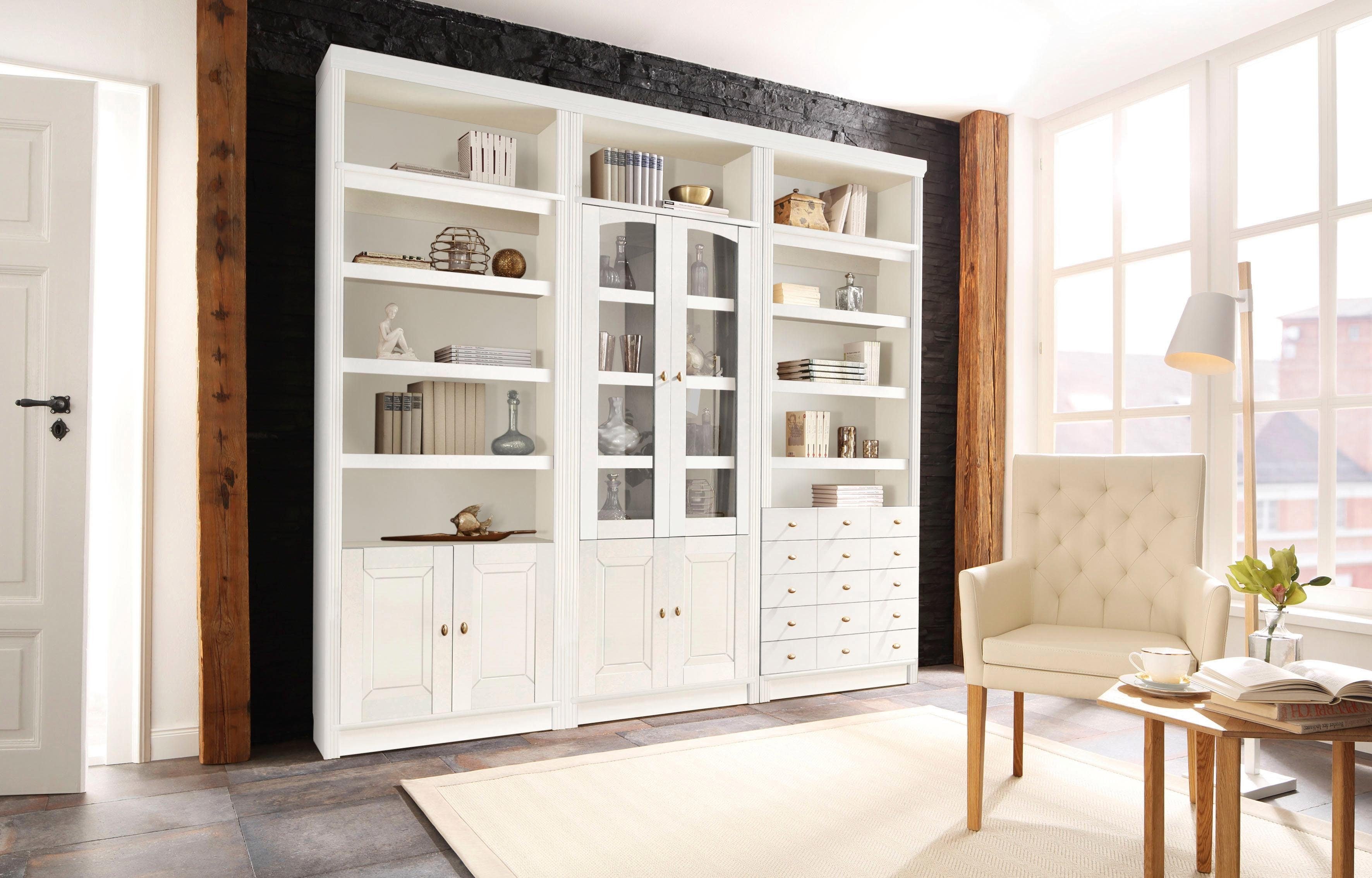 Home affaire Bücherregal »Soeren Vitrine mit 2 Glastüren, Breite/Tiefe: 80/ günstig online kaufen