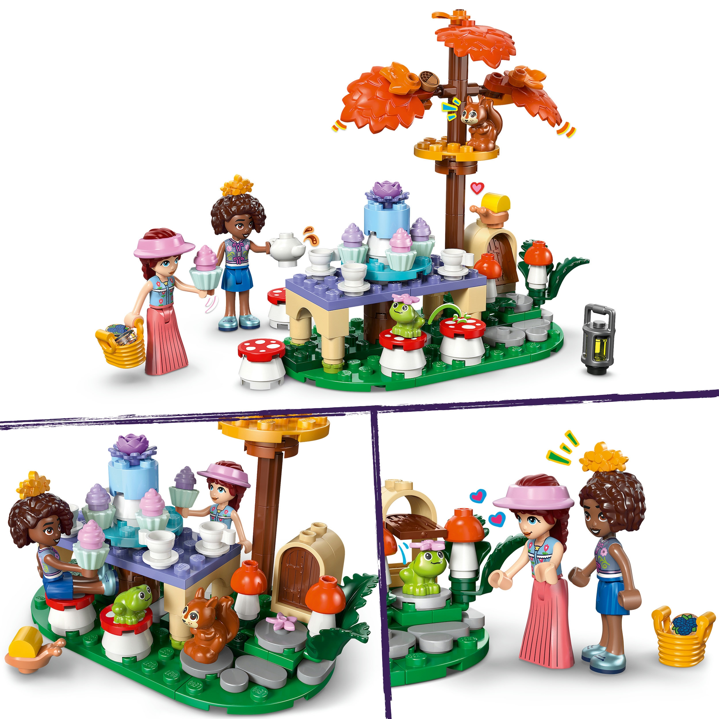 LEGO® Konstruktionsspielsteine »Teeparty im Wald (42690), LEGO Friends« Made in Europe
