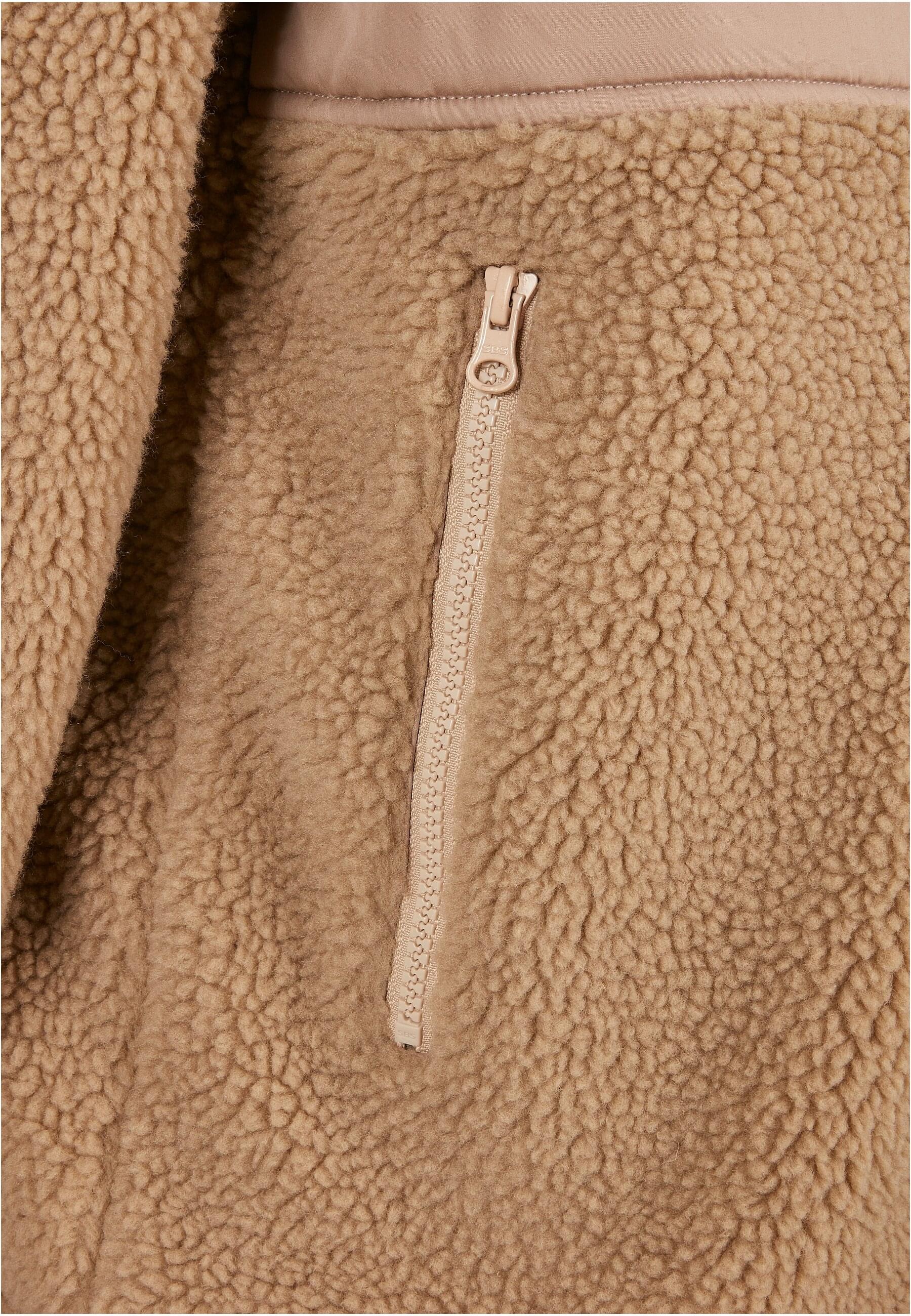 URBAN CLASSICS Winterjacke »Urban Classics Herren Patched Sherpa Jacket« 1 Stk. tlg. ohne Kapuze