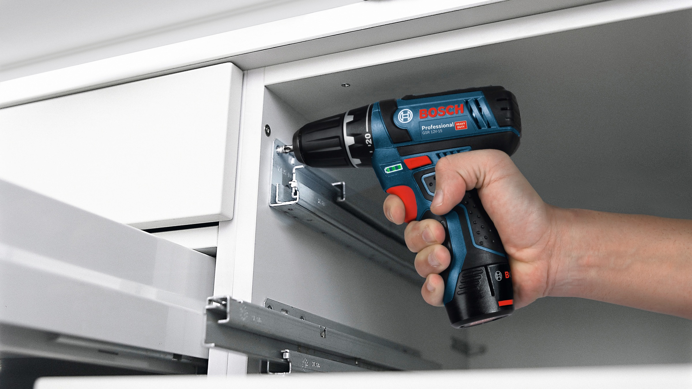 Bosch Professional Elektrowerkzeug-Set, (Kombi-Set), 11-tlg., Professional 12V Akku-System