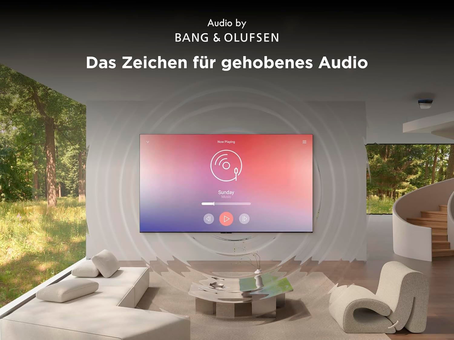 TCL QLED Mini LED-Fernseher »55Q7CX1«, 4K Ultra HD, Google TV-Smart-TV, Audio von Bang & Olufsen, Präzises Dimming, Smart TV, Apple TV, 4K HDR