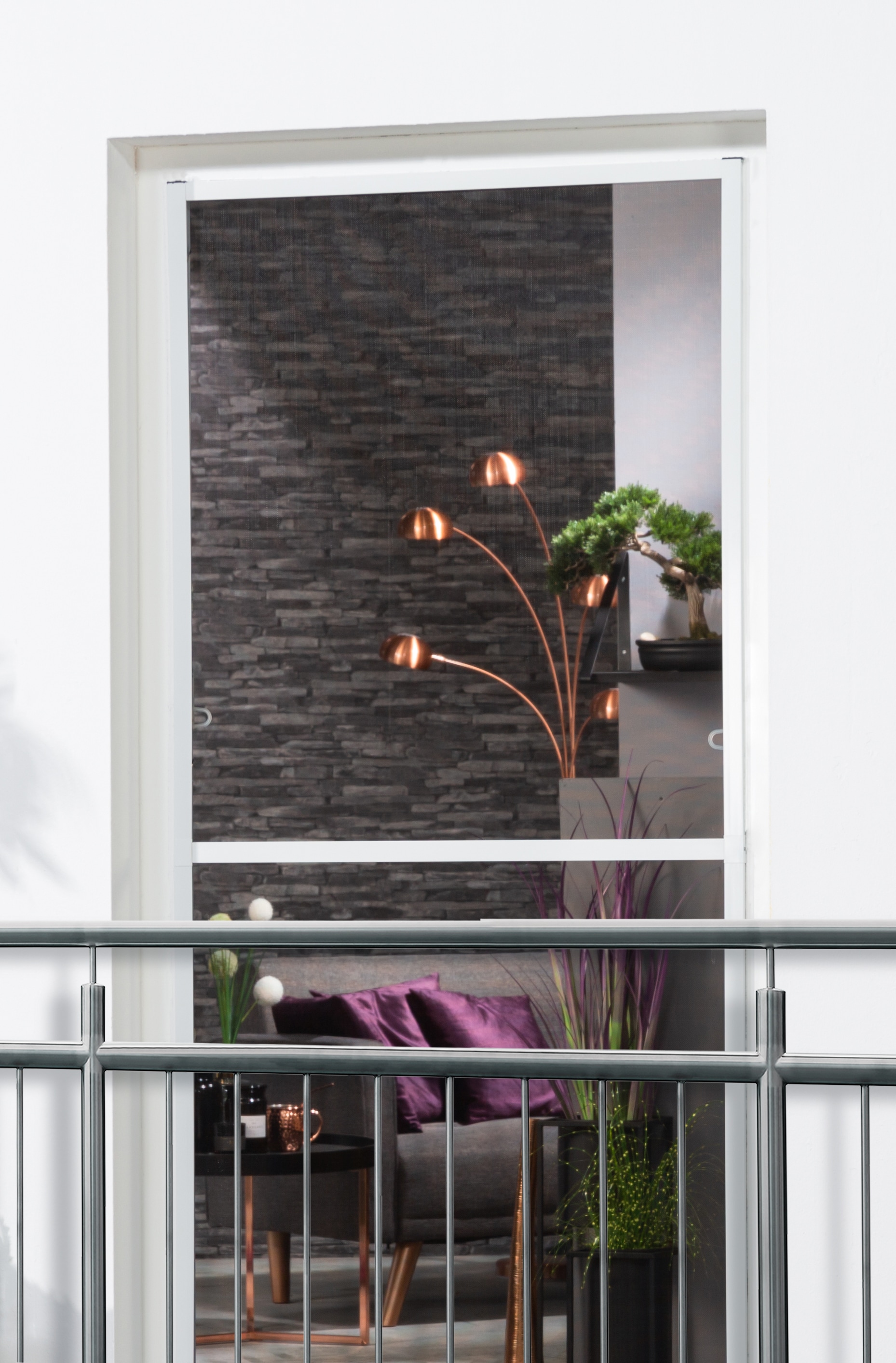 hecht international Insektenschutz-Fensterrahmen »MASTER SLIM XL«