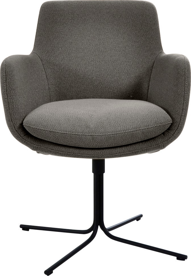 K+W Komfort & Wohnen Drehstuhl »Pego« () filigranem 4-Fuß-Gestell in schwar günstig online kaufen