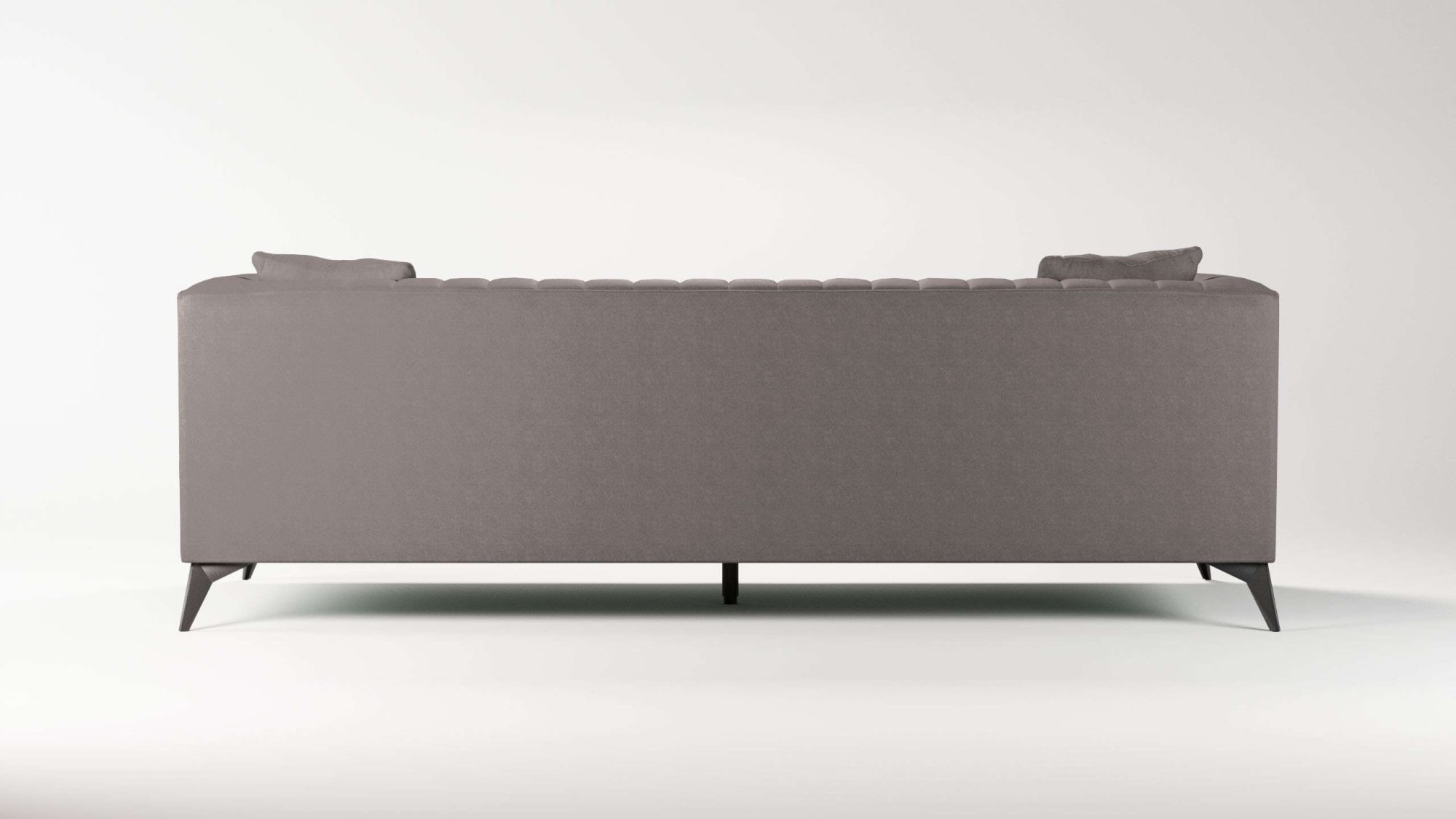 Places of Style 4-Sitzer »MATTHEW elegantes Designsofa, Maße B/T/H: 231/86/74 cm«, XXL, Steppung im Rücken, lose Sitzkissen, incl 2. Zierkissen