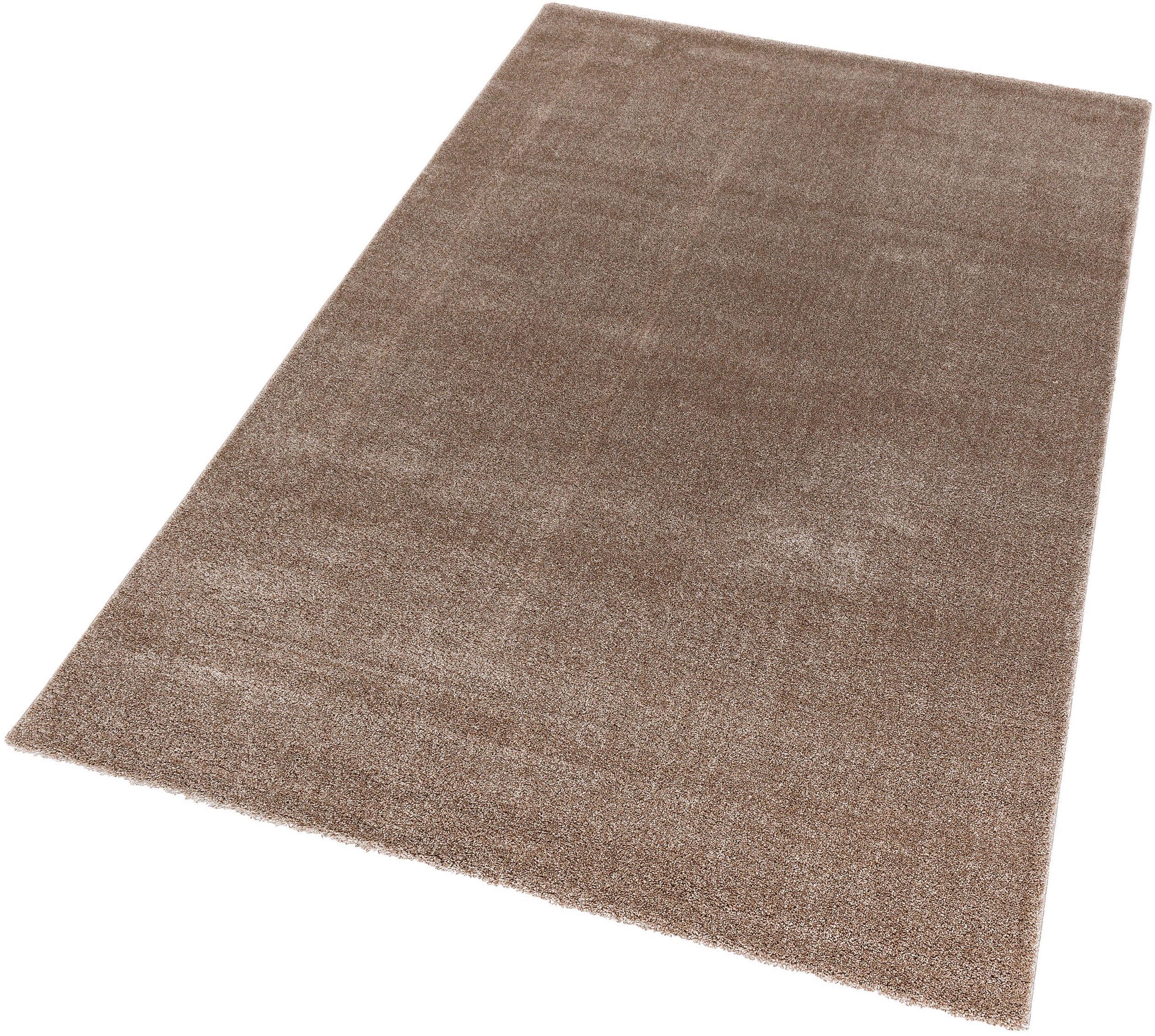 Teppich „Savona 180“, rechteckig, Wohnzimmer haselnuss 20 mm B/L: 160 cm x 230 cm – 20 mm