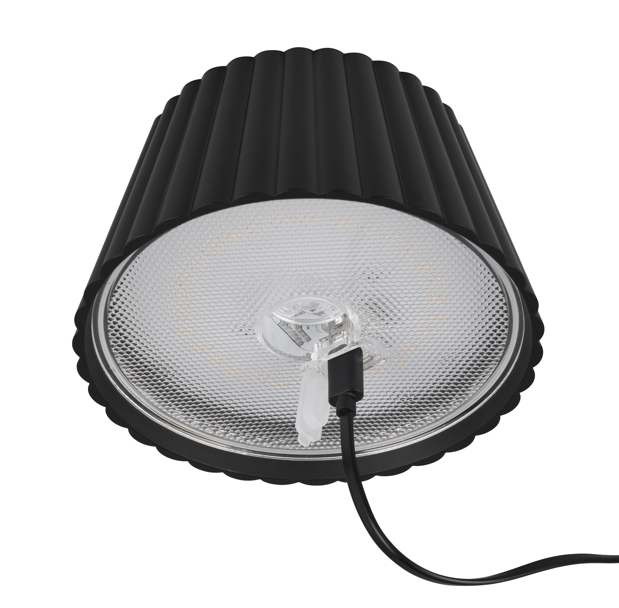 REALITY Leuchten LED Außen-Tischleuchte »SUAREZ«, 1 flammig, Leuchtmittel LED-Board | LED fest integriert, Outdoor Akku Tischlampe inkl Ladestation USB-C, Touch-Dimmer Höhe 39cm