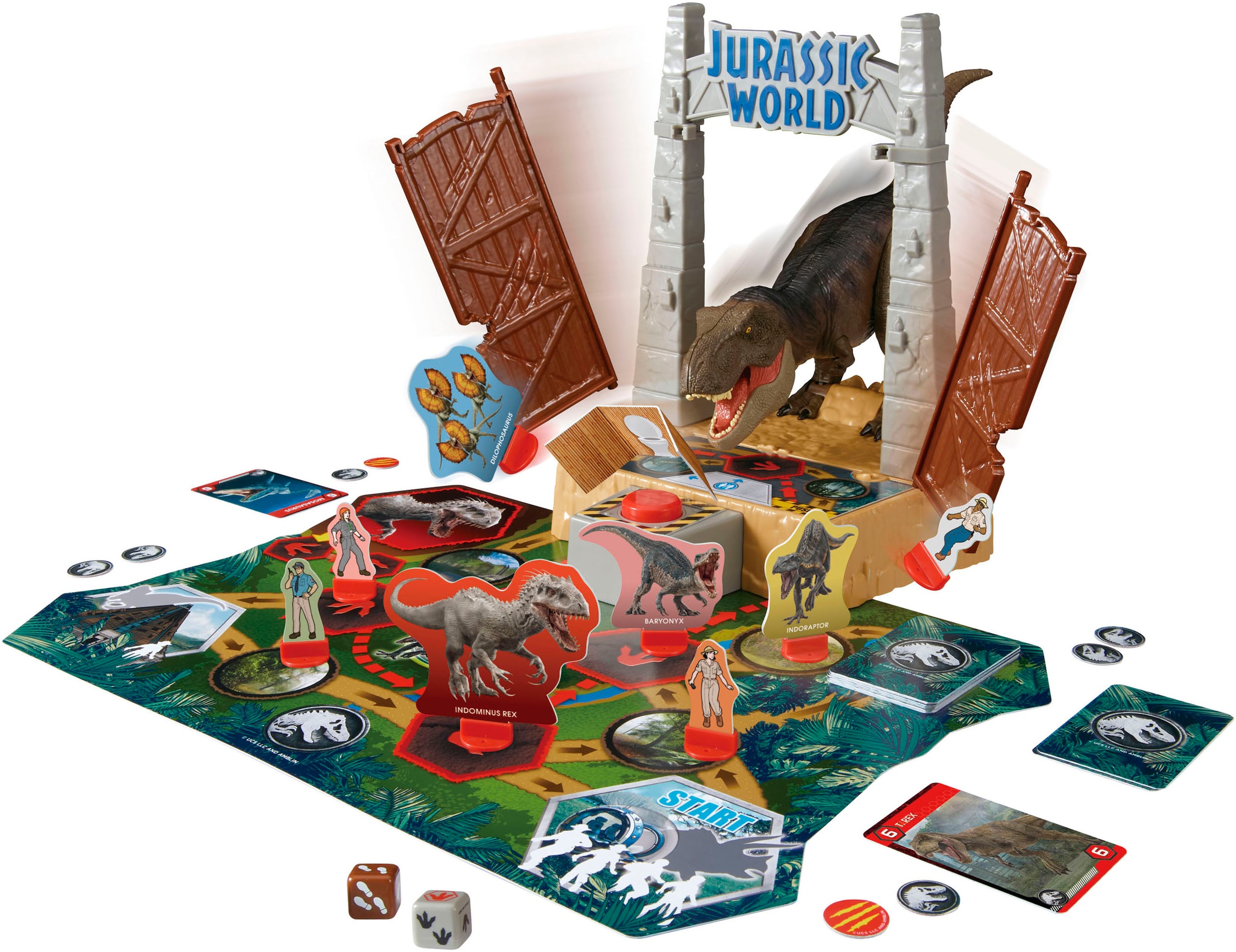 EPOCH Games Spiel »Jurassic World - T-Rex Panic«