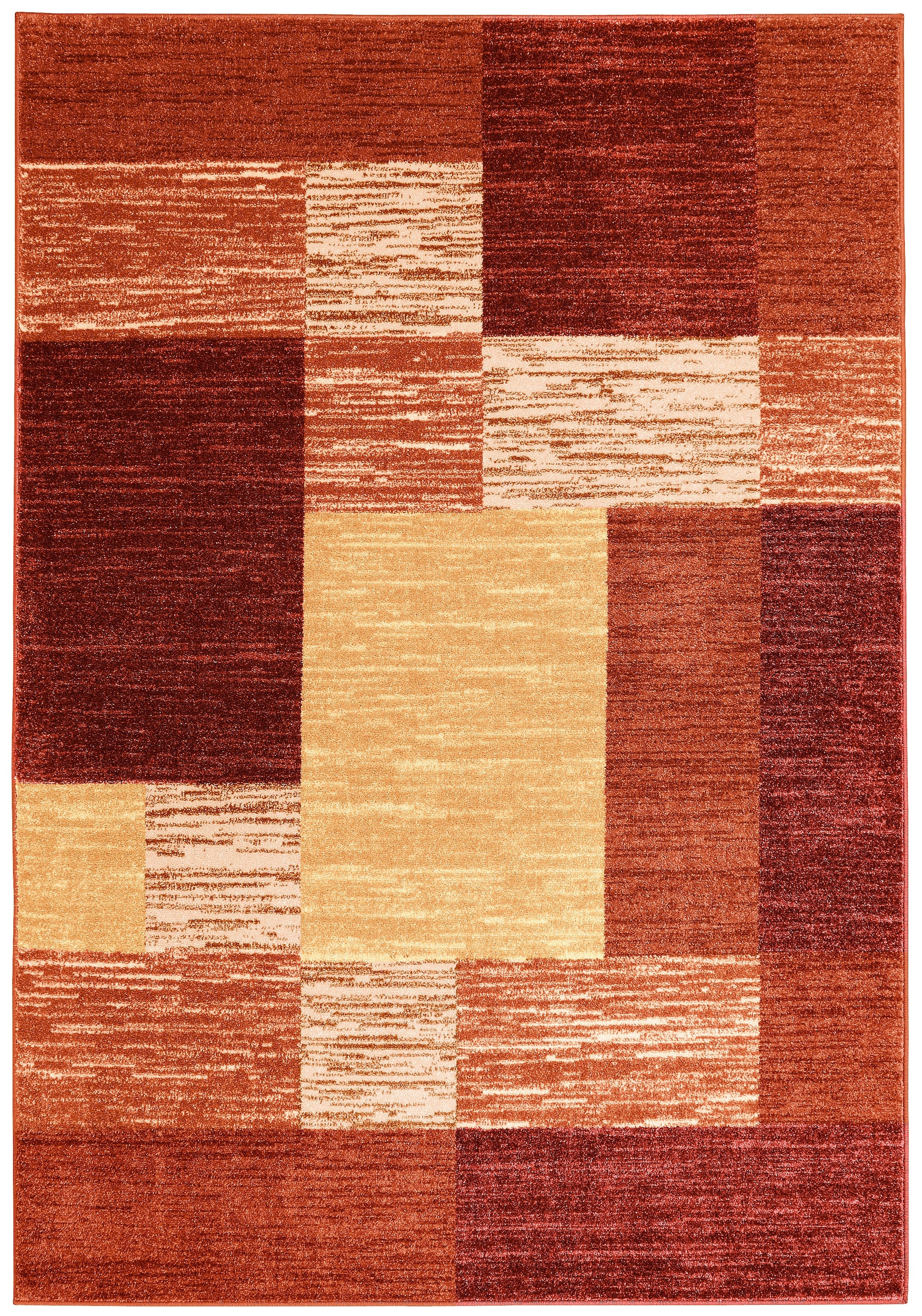 3. Bild von my home Teppich »Melvin«, rechteckig, schön weich, flacher Teppich Karo-Muster