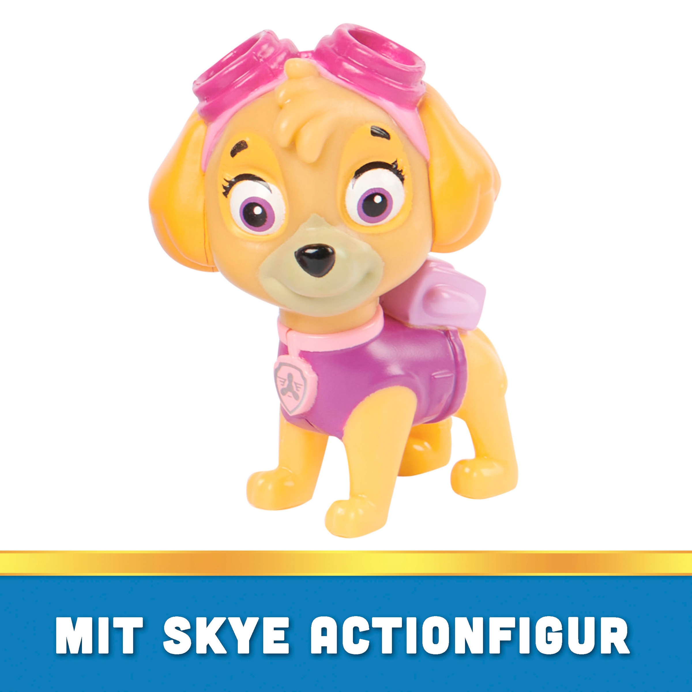 Spin Master Spielzeug-Auto »Paw Patrol - Sust. Basic Vehicle Skye«, zum Teil aus recycelten Material