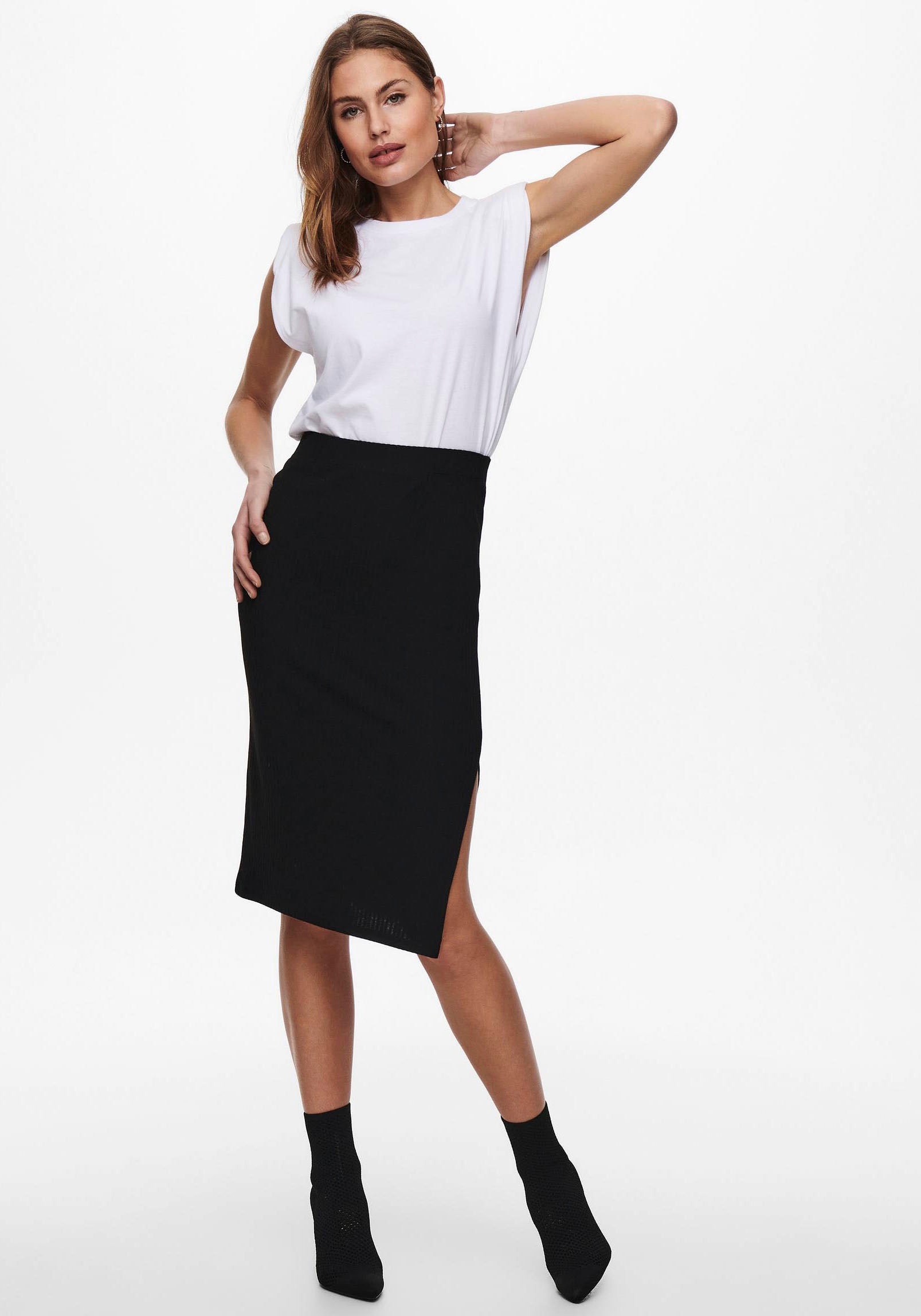 ONLY Jerseyrock »ONLEMMA SLIT SKIRT JRS NOOS«