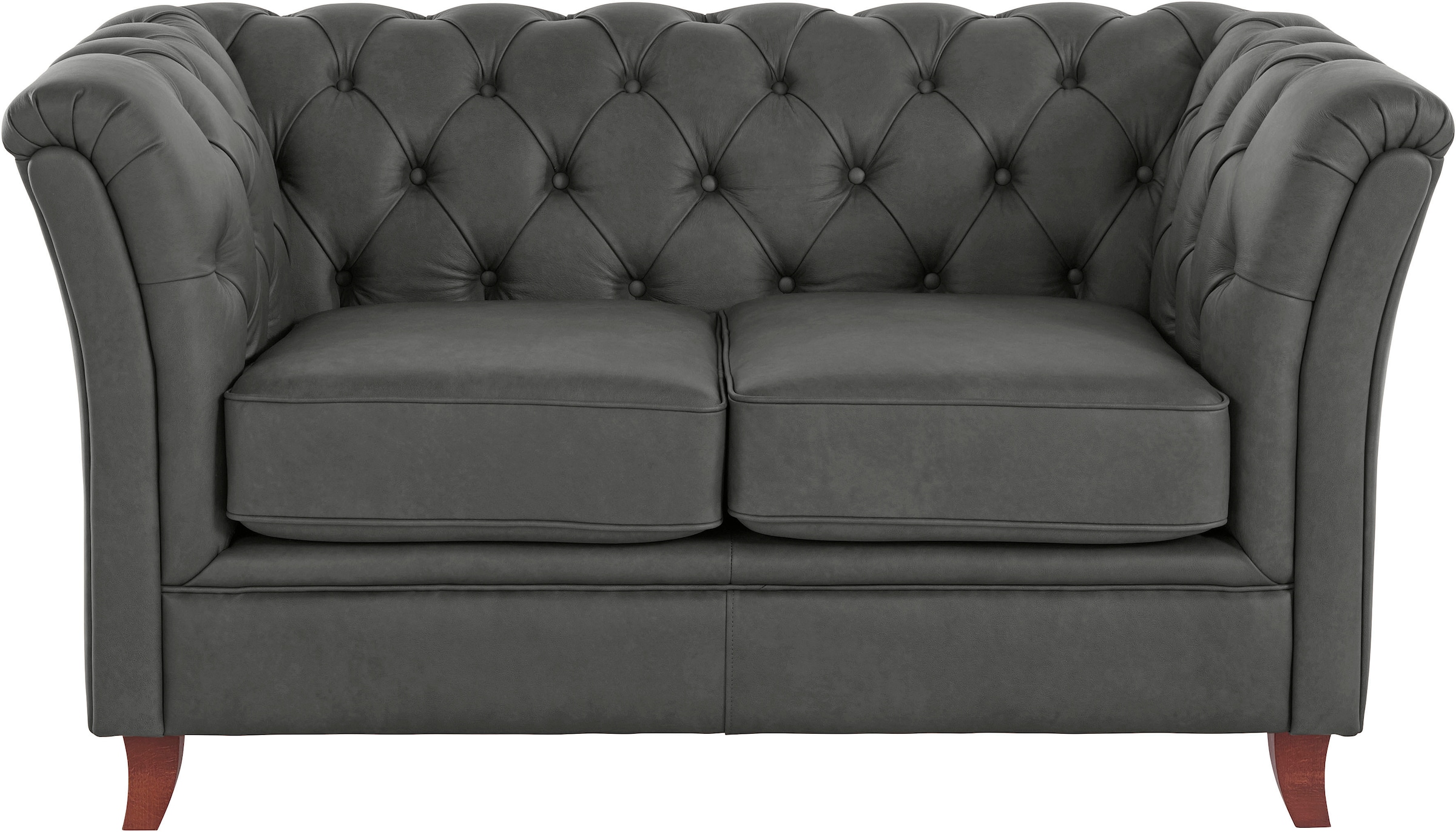 Home affaire Chesterfield-Sofa "Reims", mit echter Chesterfield-Knopfheftun günstig online kaufen