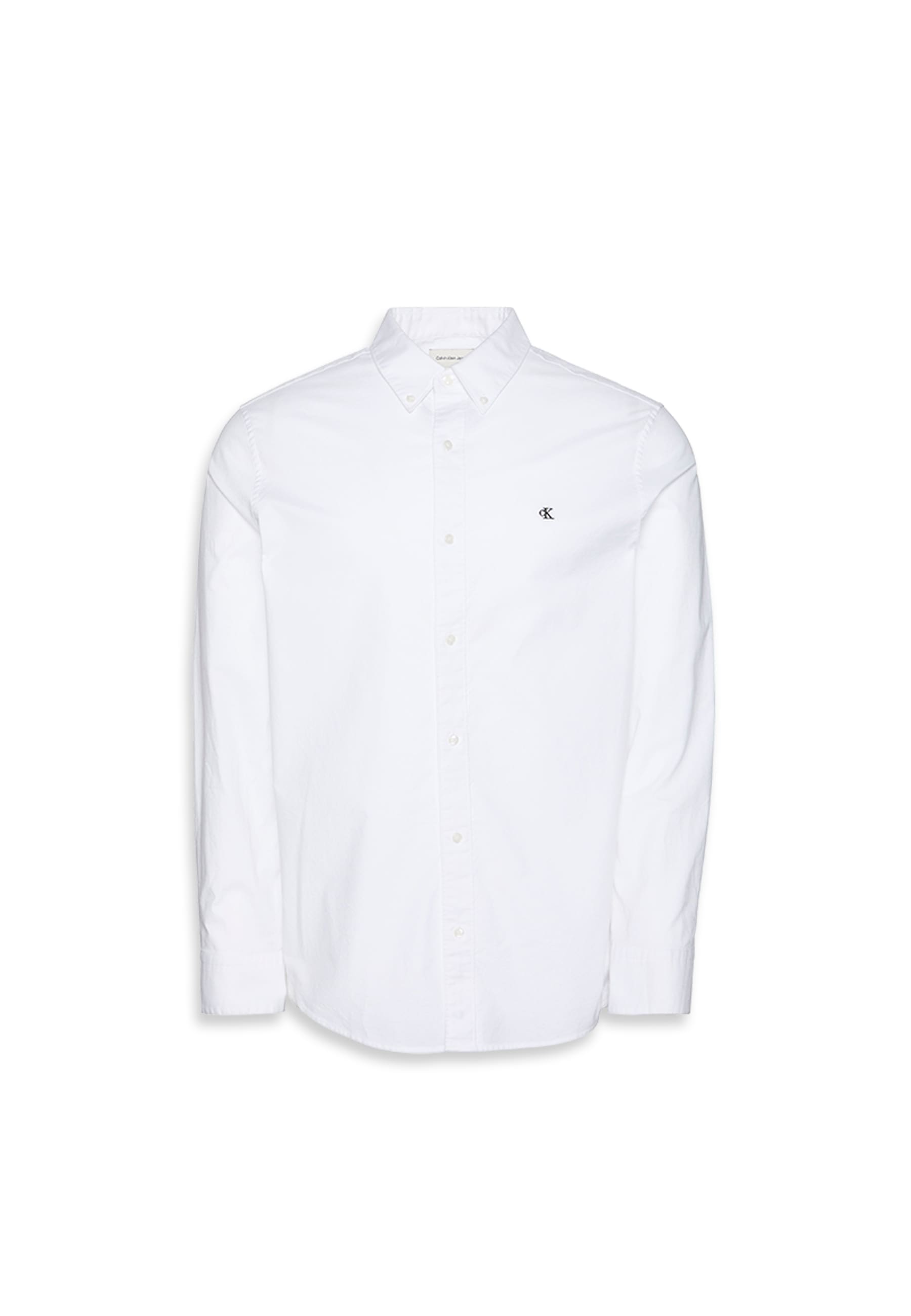 Calvin Klein Jeans Langarmhemd »LS SOLID OXFORD CLASSIC SHIRT«, Mit Rundhalsausschnitt