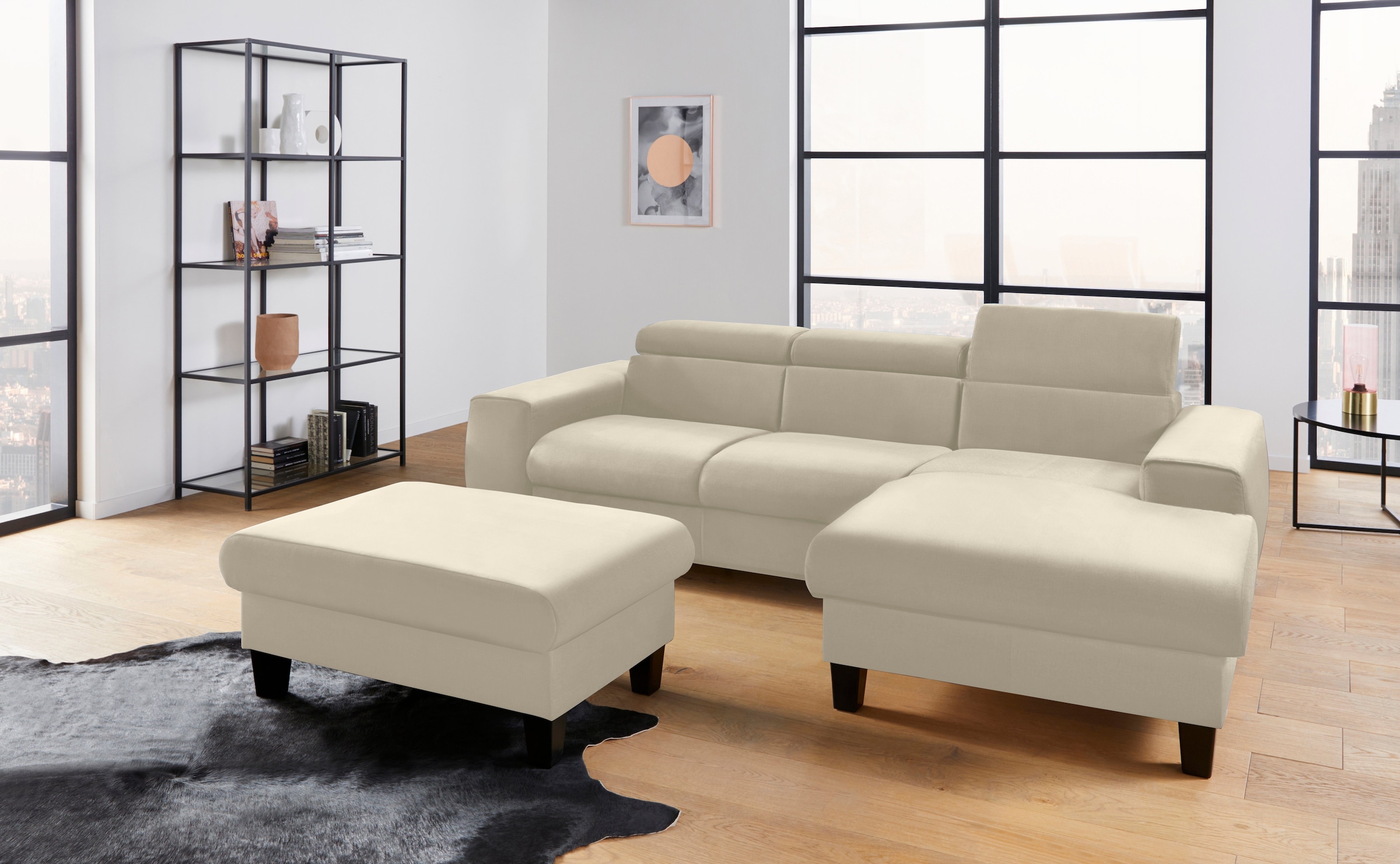 COTTA Polstergarnitur »Morven L-Form«, (Set), Set bestehend aus: Ecksofa mi günstig online kaufen