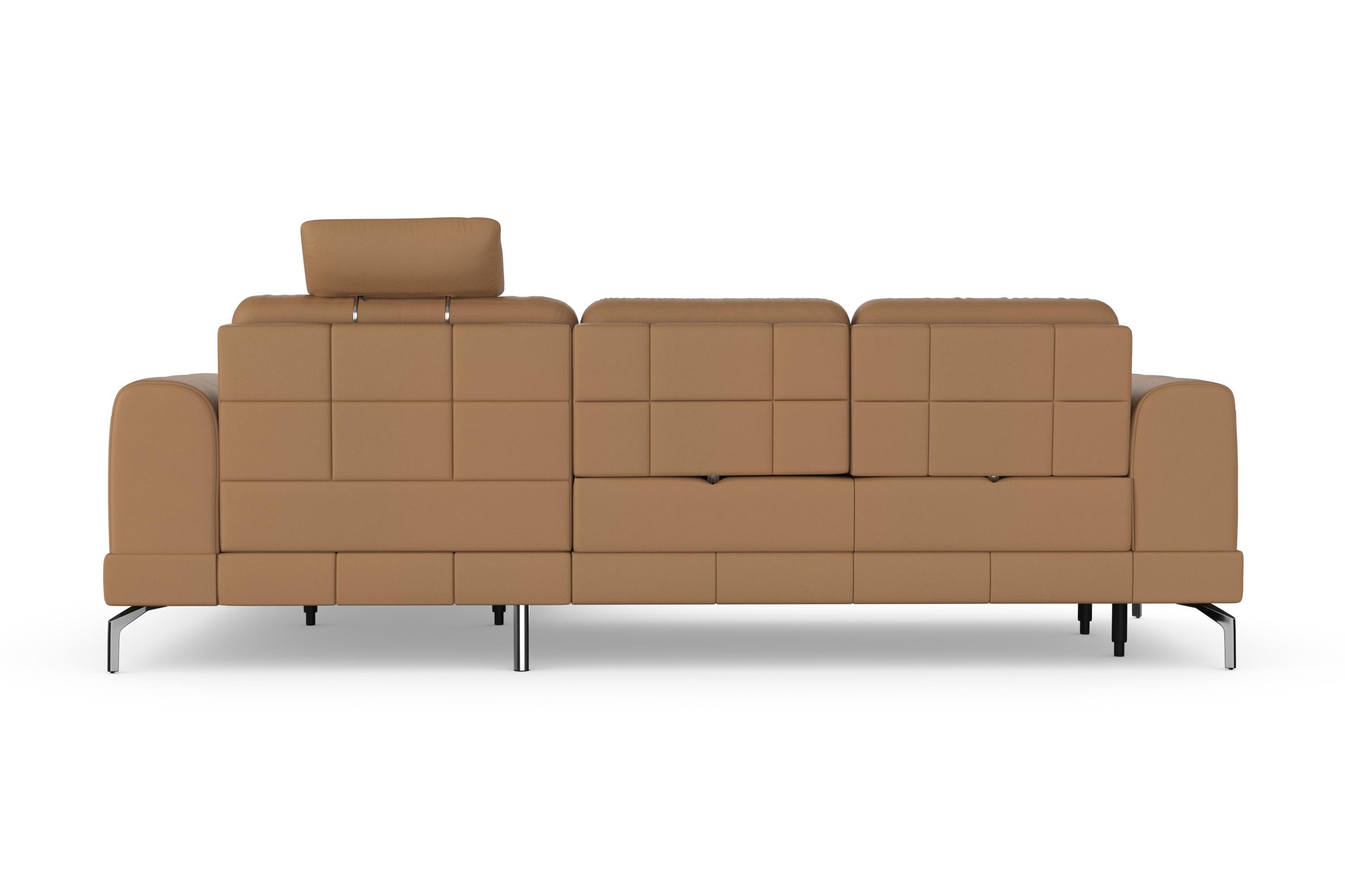 sit&more Ecksofa »Bendigo L-Form«, inklusive Sitztiefenverstellung, Bodenfreiheit 15 cm, 2 Fußfarben