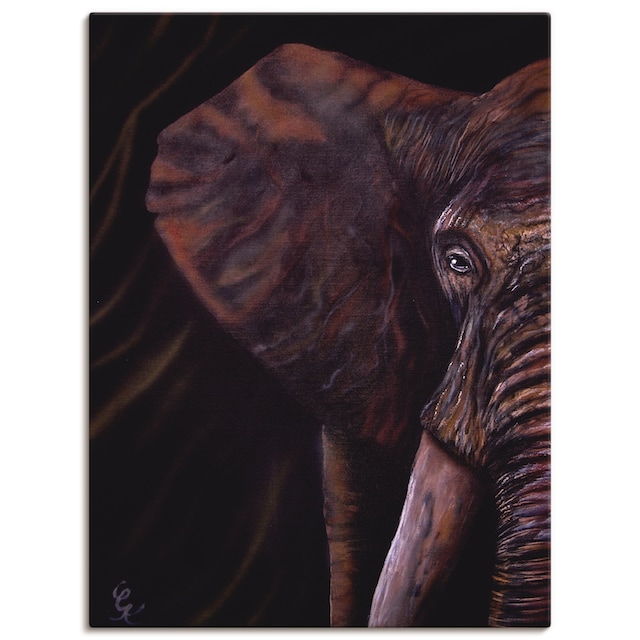 Artland Wandbild »Elefant«, Wildtiere, (1 St.), als Alubild, Leinwandbild,  Wandaufkleber oder Poster in versch. Größen online kaufen