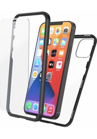 Smartphone-Hülle »Handyhülle Cover für Apple iPhone 12 mini, Schwarz/Transp.«