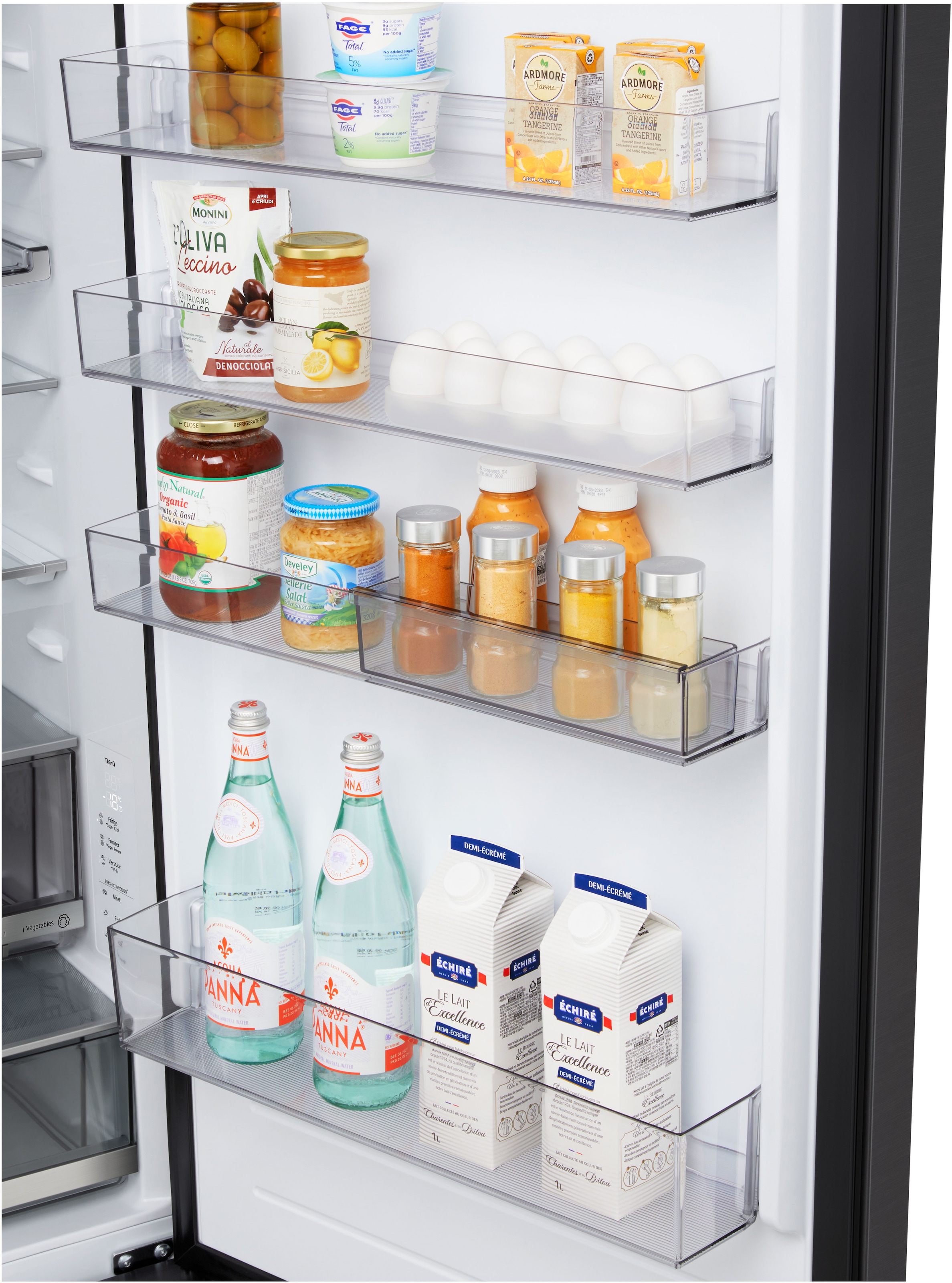 LG Kühl-/Gefrierkombination Serie 7 »GBBW726AEV« 203 cm hoch 69,7 cm breit Vollintegrierbarer Kühlschrank dank frontaler Luftzufuhr und Abluft