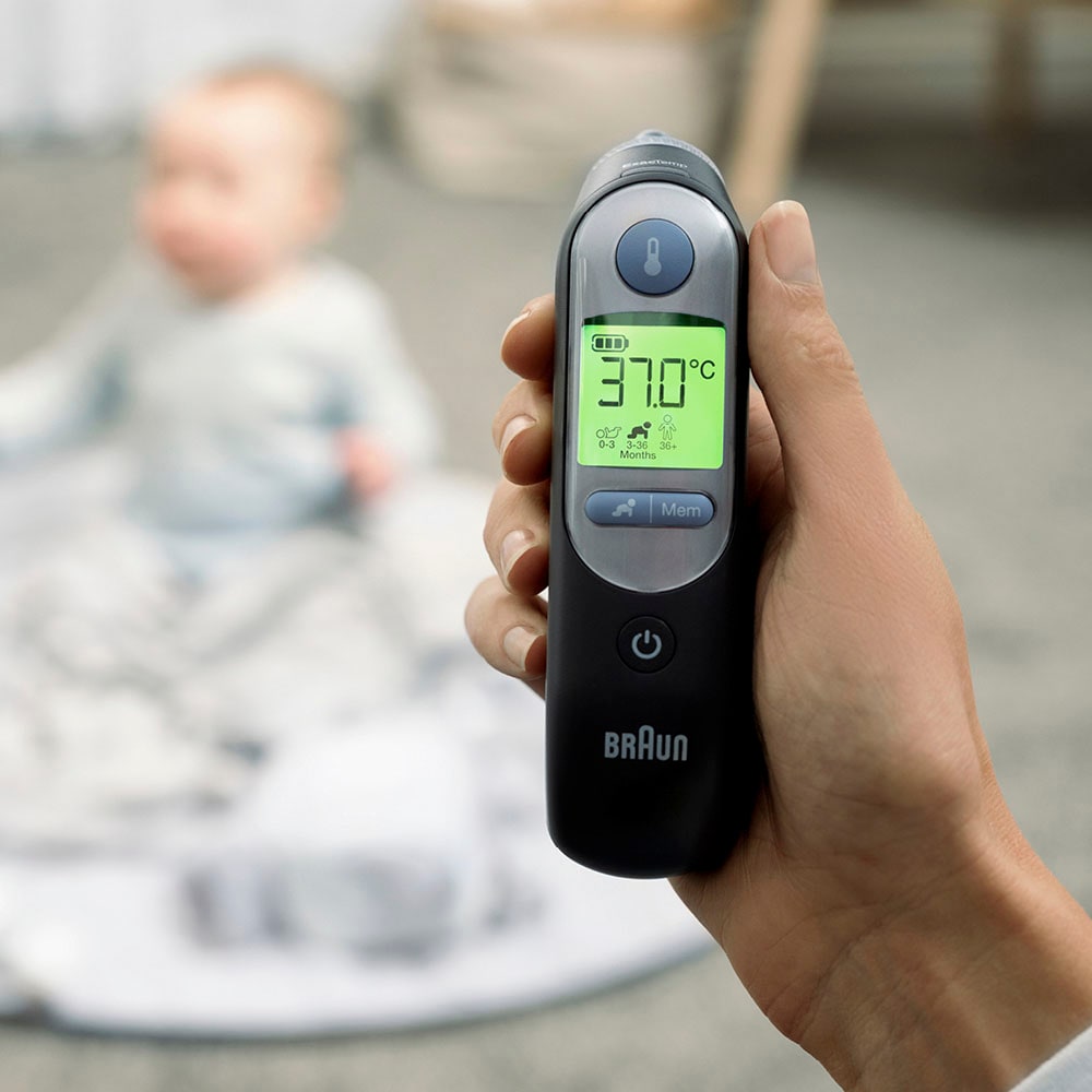 Braun Fieberthermometer »ThermoScan® 7 Ohrthermometer mit Age Precision® -  IRT6520B«, Für alle Altersgruppen geeignet, einschließlich Neugeborener  kaufen