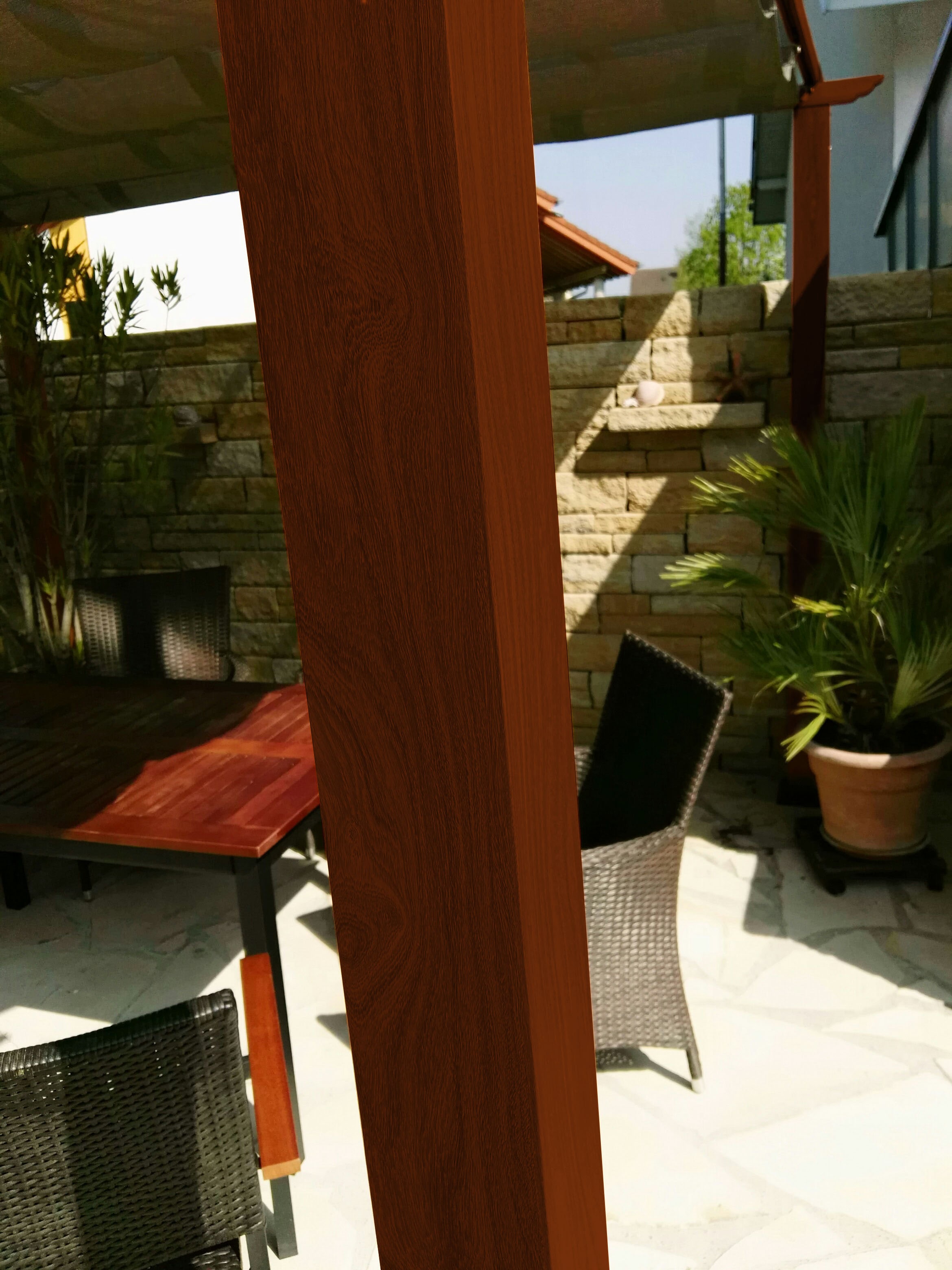 Paragon Pavillon »FLORIDA«, Aluminiumpavillon mit verstellbarem Sonnensegel