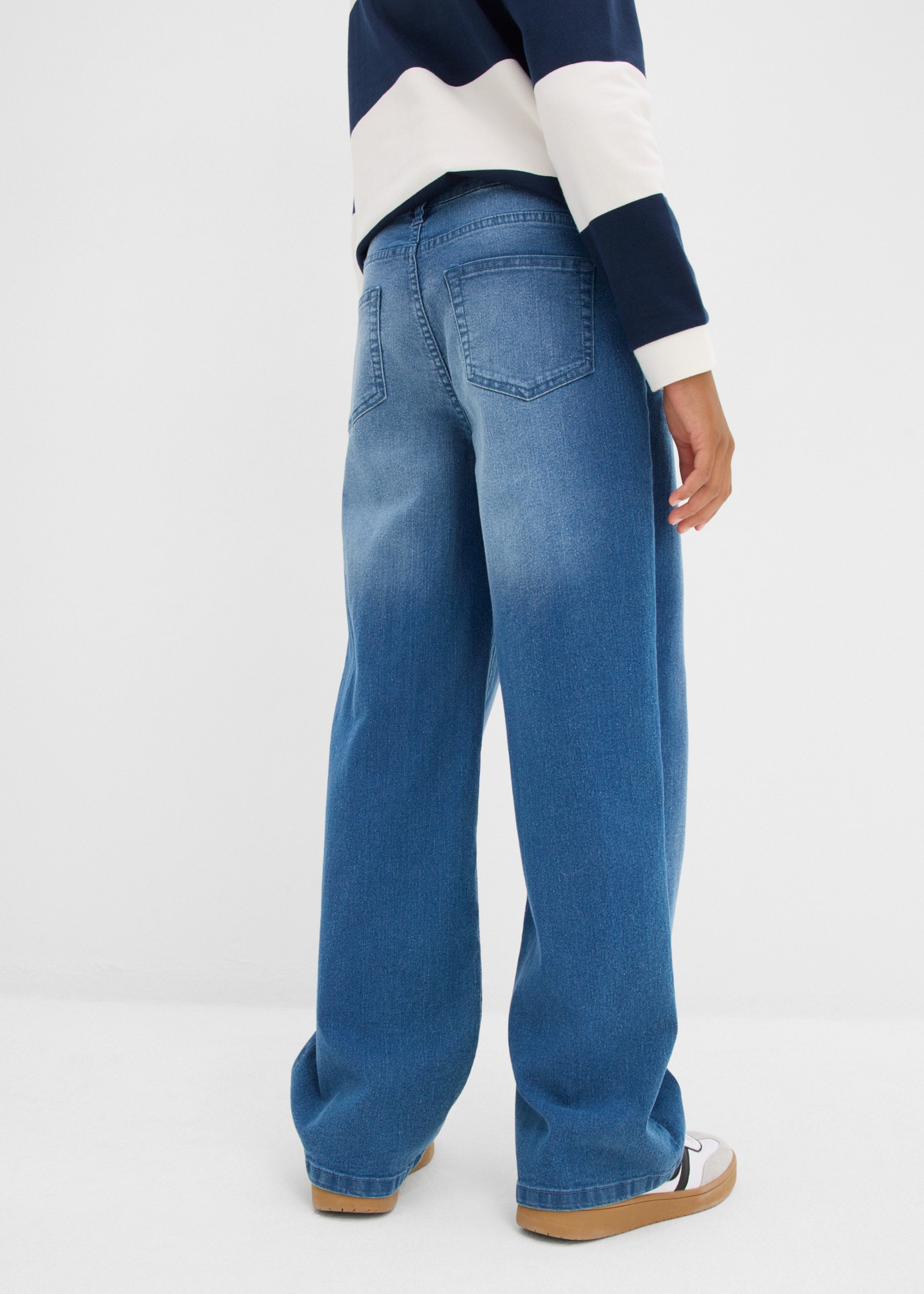 bonprix Loose-fit-Jeans für Jungen, mit leichter Waschung, im Casual-Stil