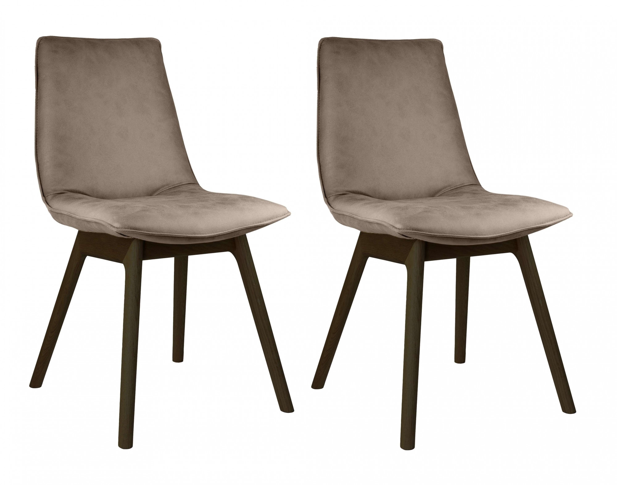 andas Esszimmerstuhl »Ramon« (Set) 2 Stk. Microfaser mit Massivholzbeinen, günstig online kaufen