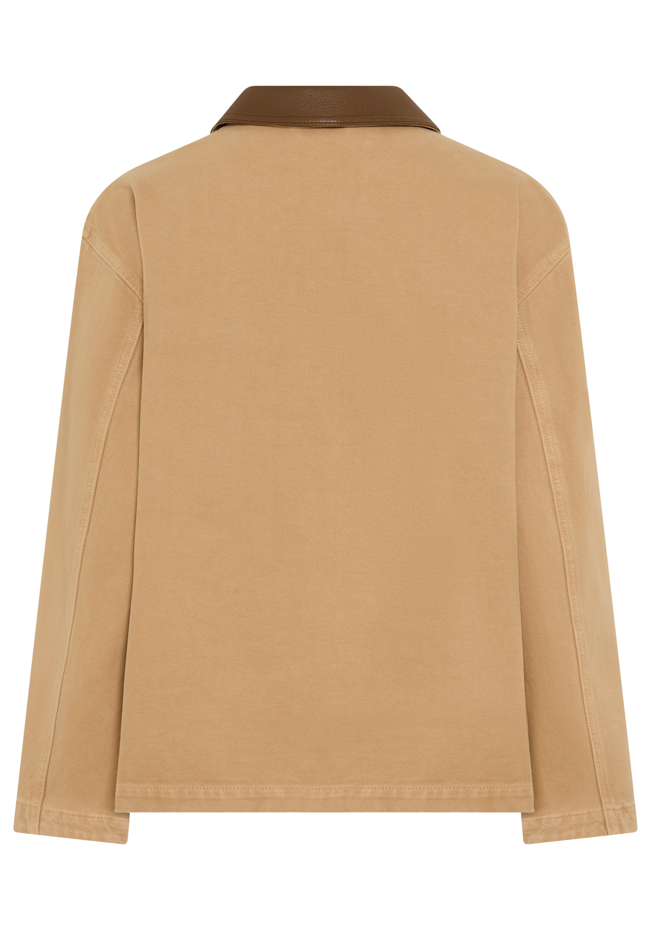 HUGO Hemdjacke »Flimane« mit Kontrastkragen, oversize