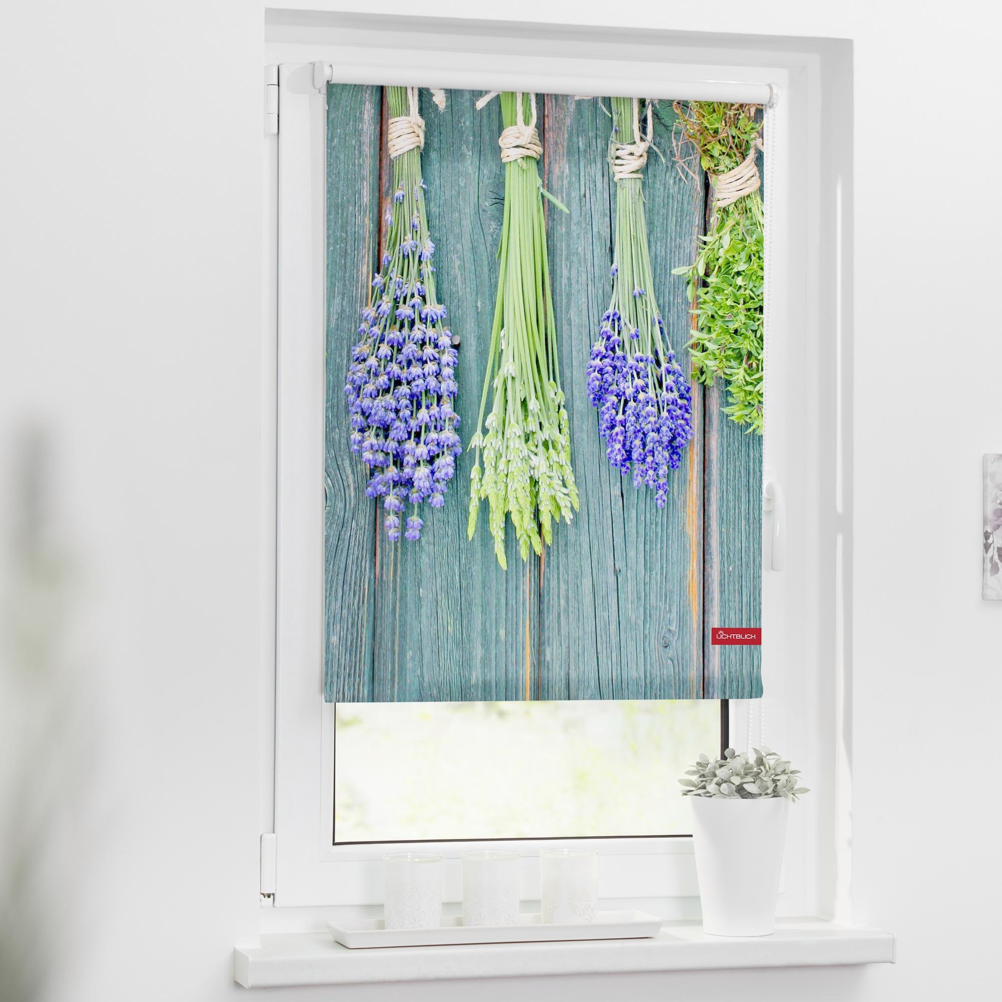 LICHTBLICK ORIGINAL Seitenzugrollo »Klemmfix Motiv Küchenkraüter« Lichtschu günstig online kaufen
