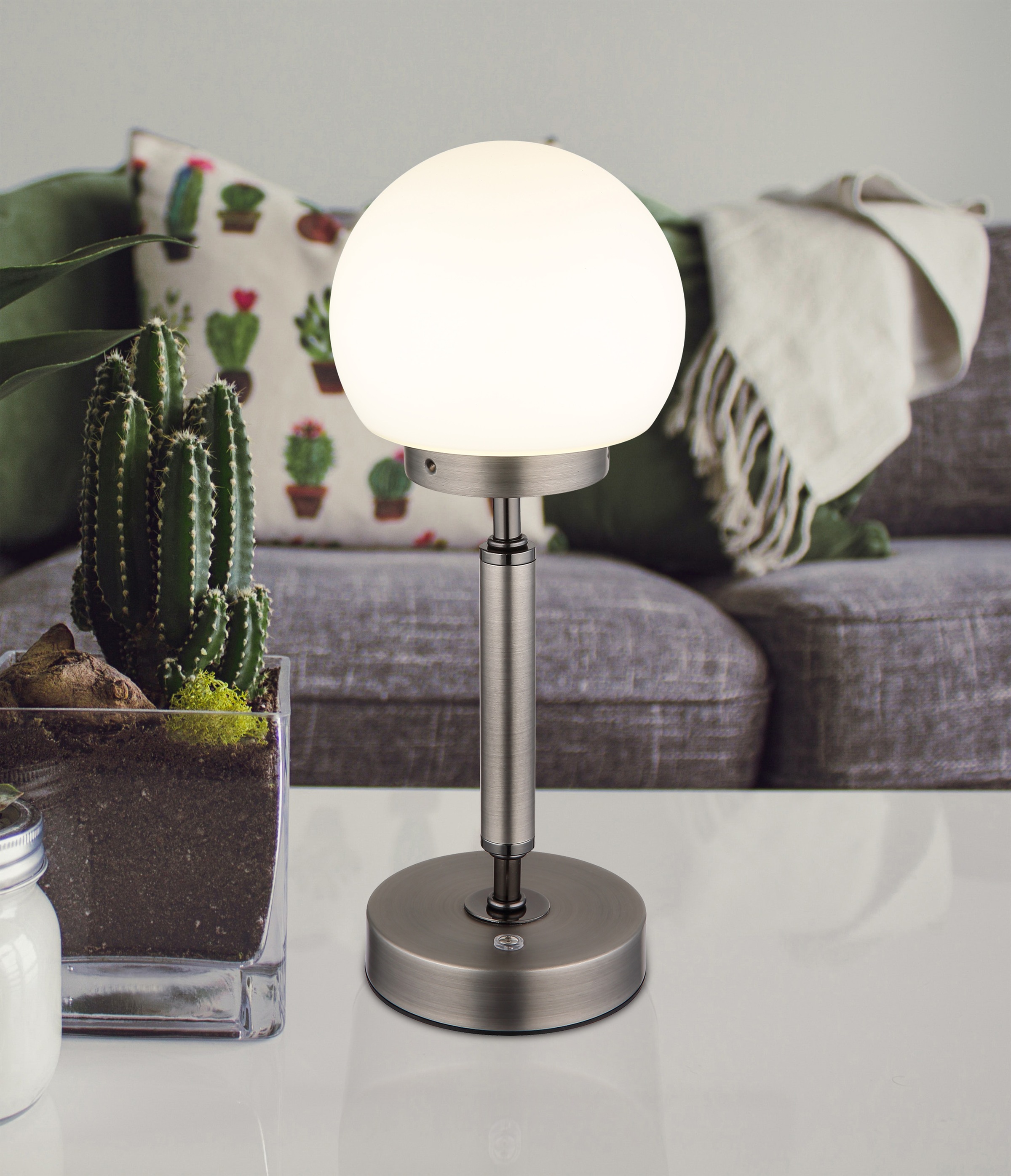 GLOBO LIGHTING Tischleuchte »HAKU« LED-Modul 1 Stk. warmweiß - kaltweiß Tis günstig online kaufen