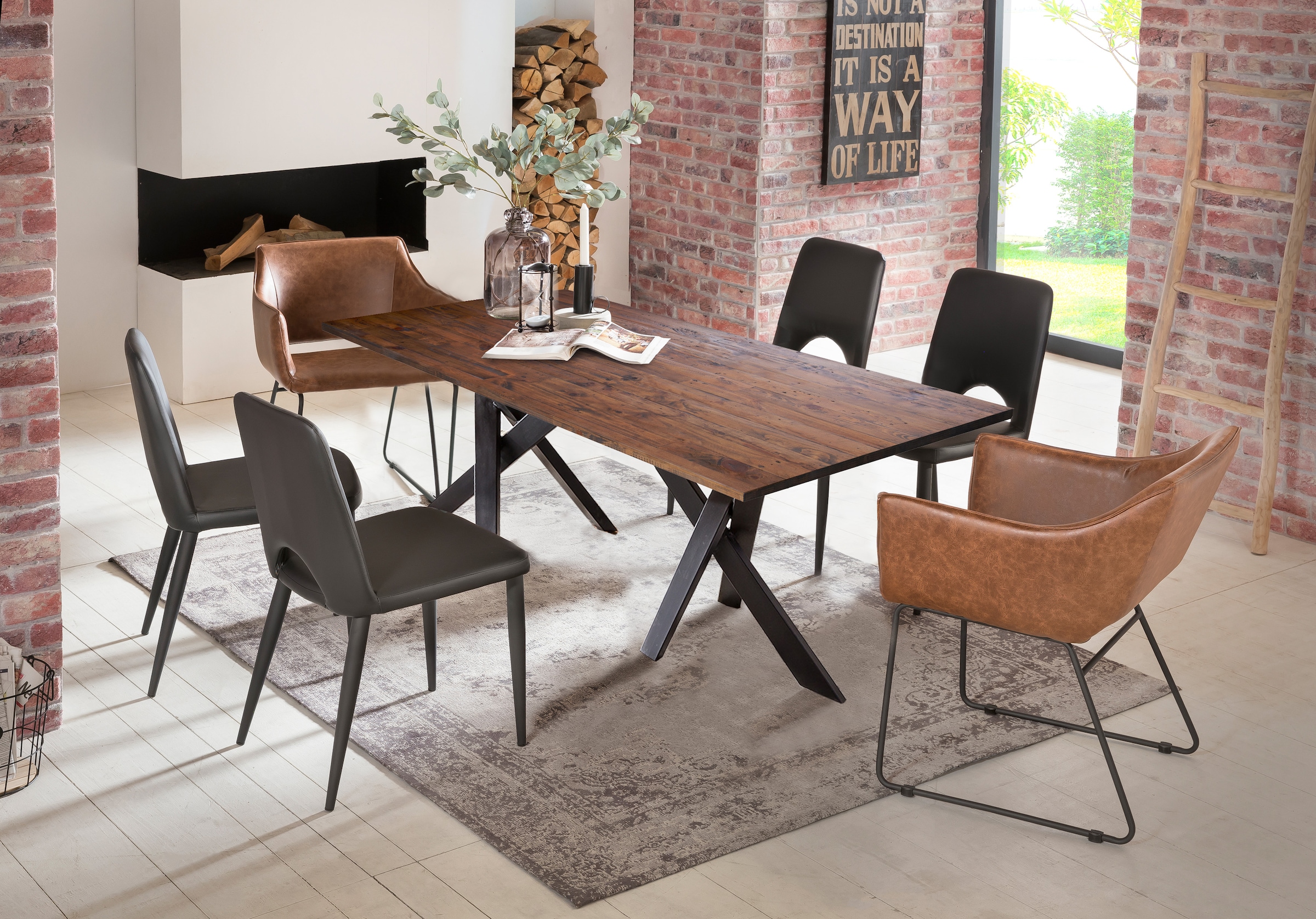 SIT Tischbein, (1 St.), extravagante Formen