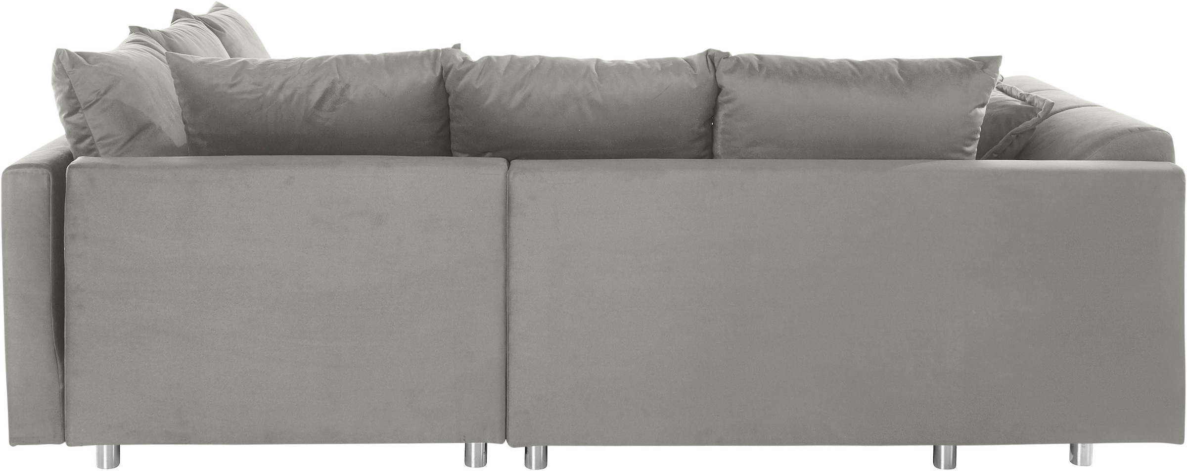 COLLECTION AB Ecksofa Joseli,  mit Zier- und Rückenkissen, komfortable Schanzen-Armlehne