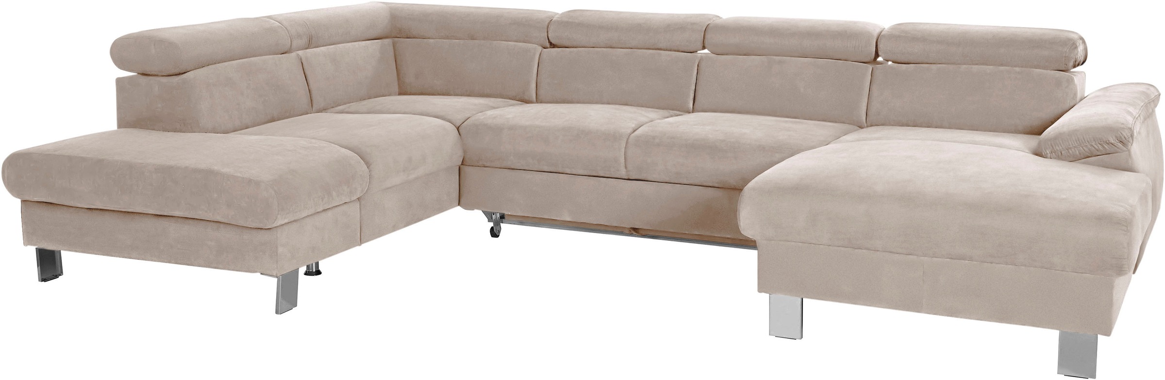 COTTA Wohnlandschaft »Komaris U-Form, B: 320 cm« mit Kopfteilverstellung, o günstig online kaufen